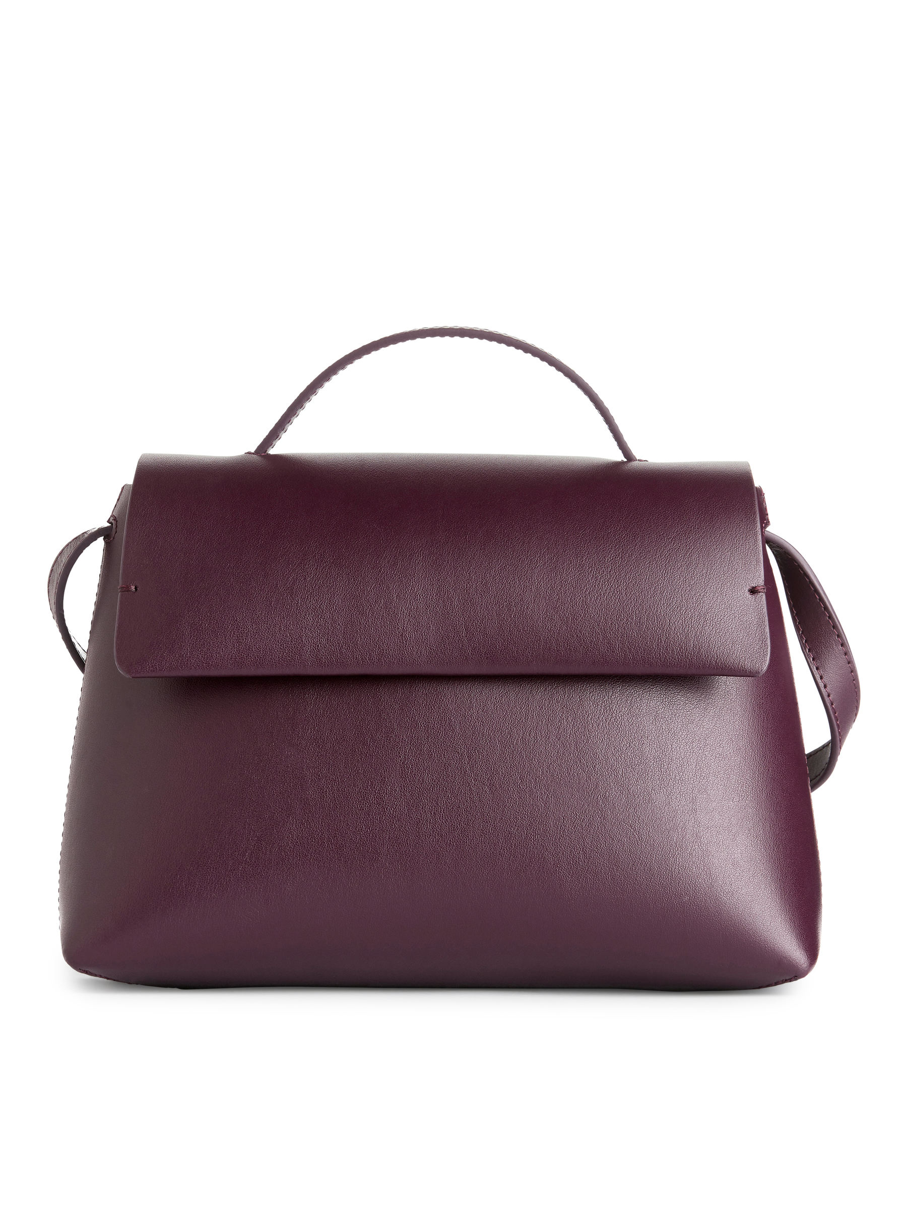 Bolso bandolera de piel - Burdeos - Women - StillMedia/DescriptiveStillLife - 1
