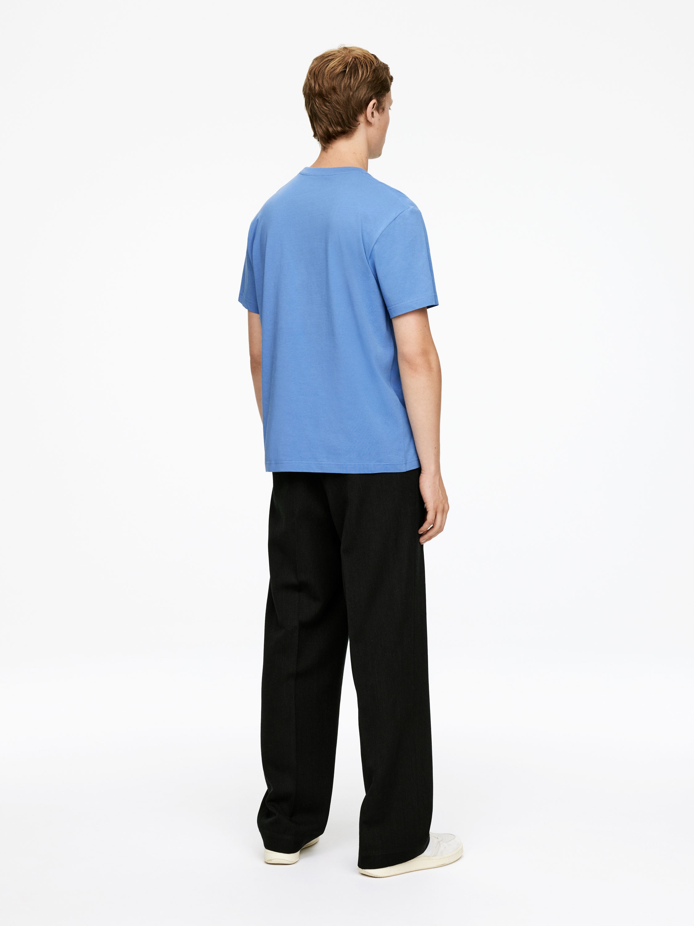 170 GSM Regular T-Shirt - Mid Blue - Regular fit - Men - StillMedia/Lookbook - 8