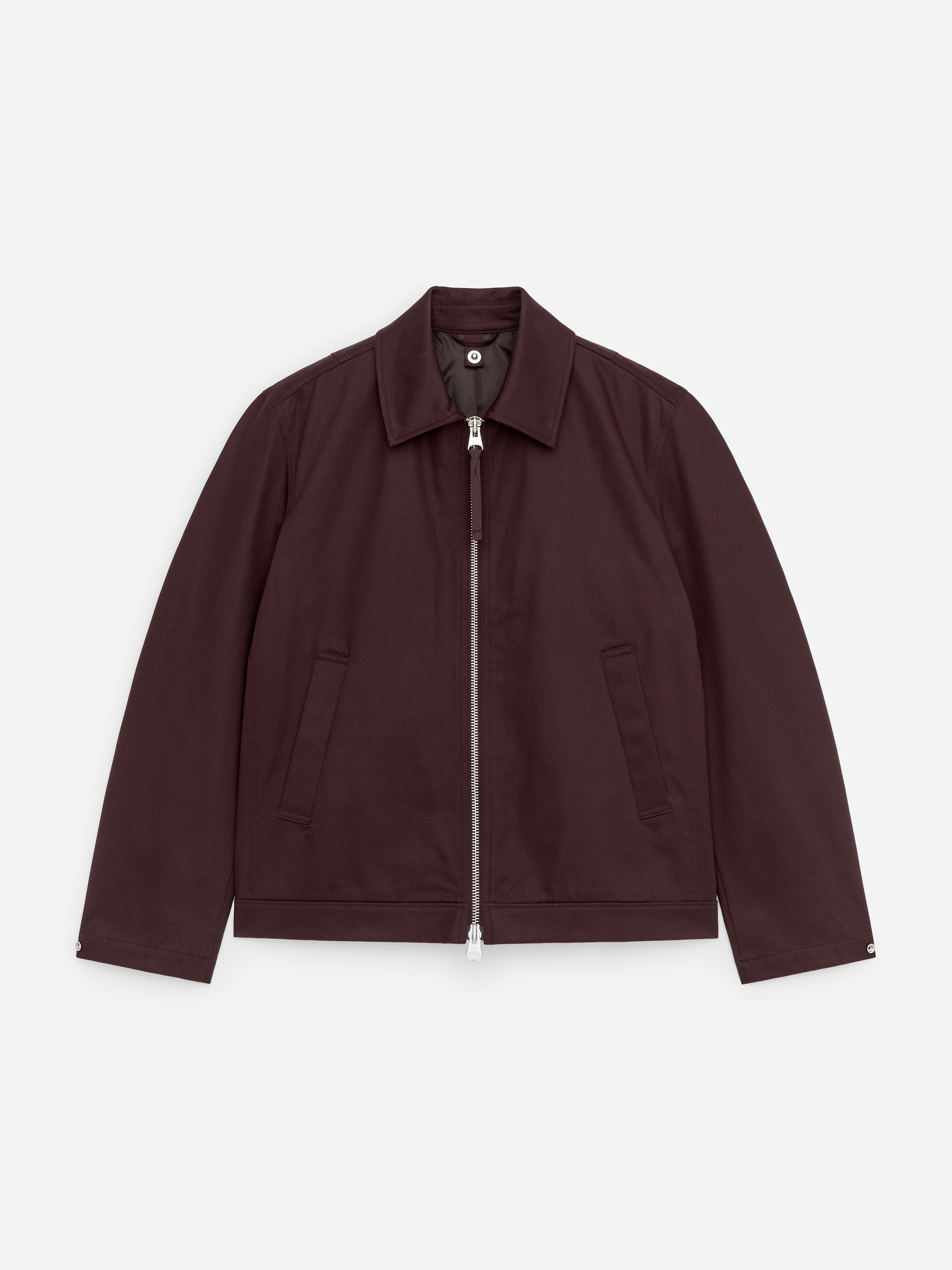 Blouson in cotone - Marrone/Blu scuro