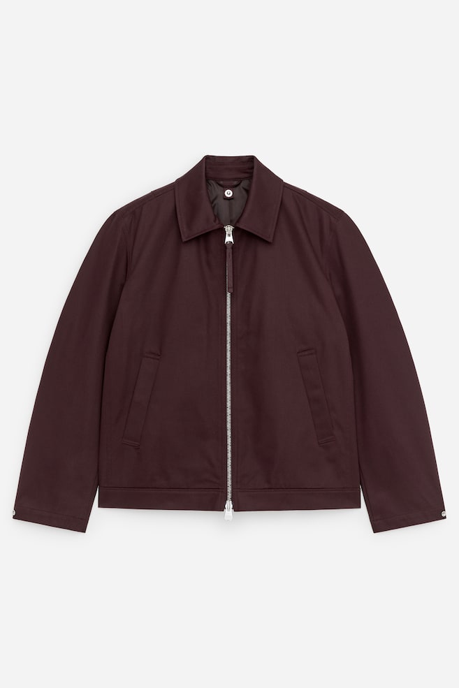 Drizzler Cotton Jacket - Brown - 1