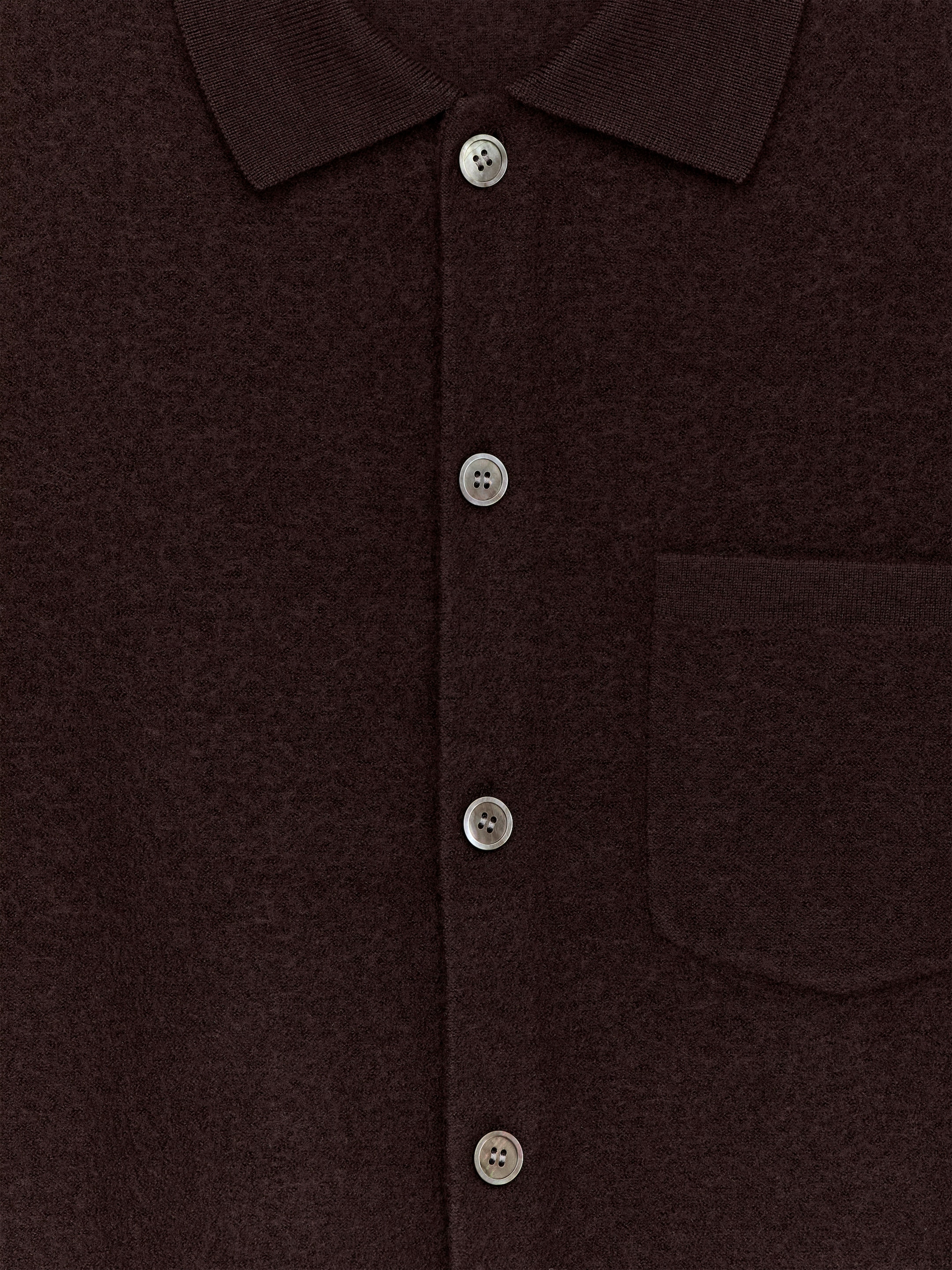 Cardigan en laine bouillie - Marron - Regular fit - Homme - StillMedia/DescriptiveDetail - 2