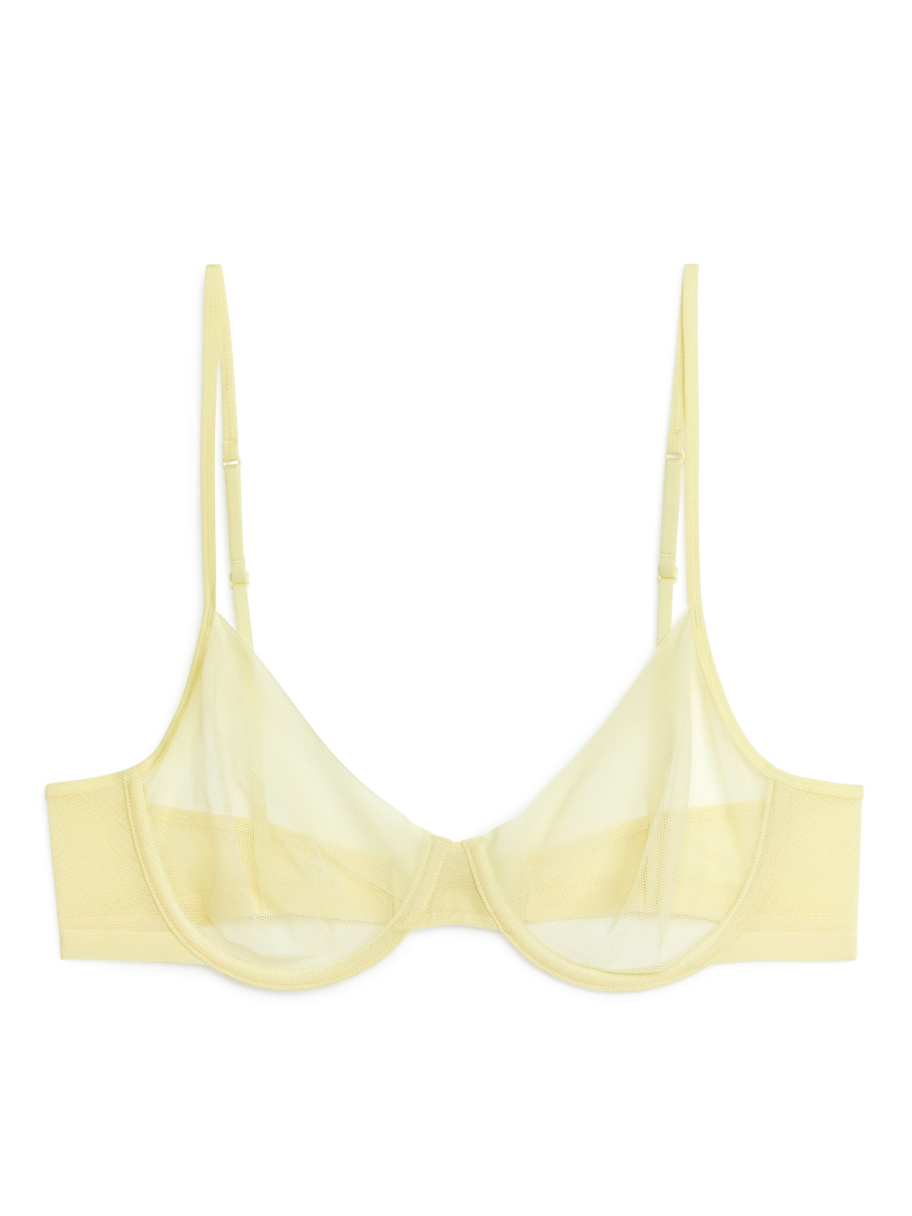 Mesh Wire Bra - Yellow - Women - StillMedia/DescriptiveStillLife - 2
