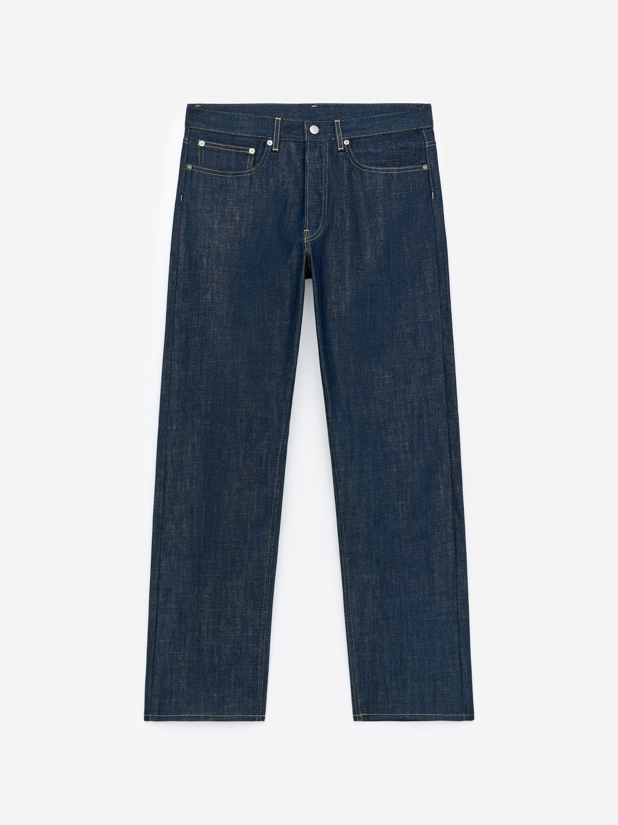 Zobraziť väčší obrázok: CLIFF Regular Straight džínsy - Tmavomodrá - MUŽI | H&M SK 1