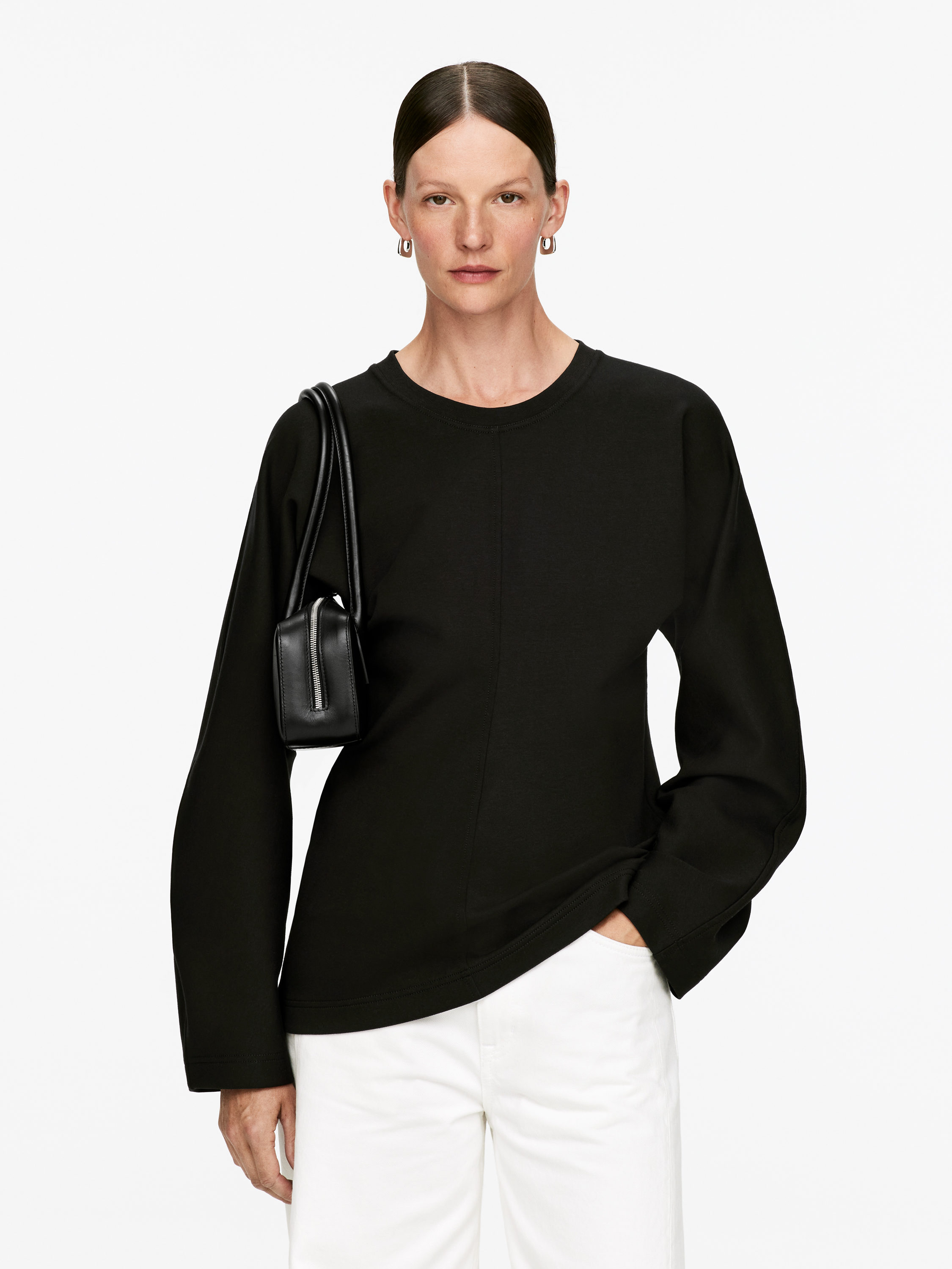 Batwing-Sleeve Sweatshirt