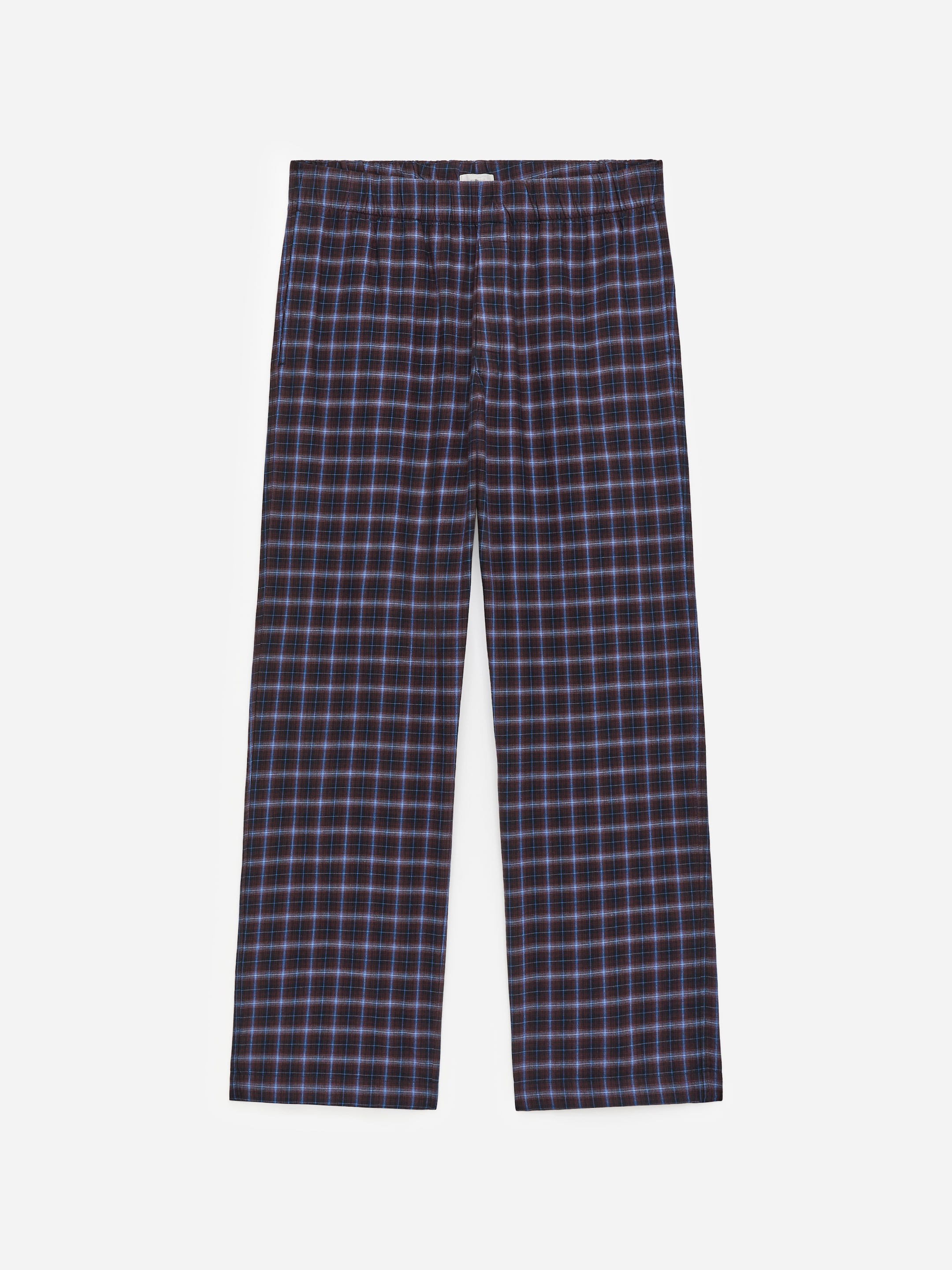 Pyjama-Hose aus Flanell - Blau/Karos - Loose Fit - Men - StillMedia/DescriptiveStillLife - 1