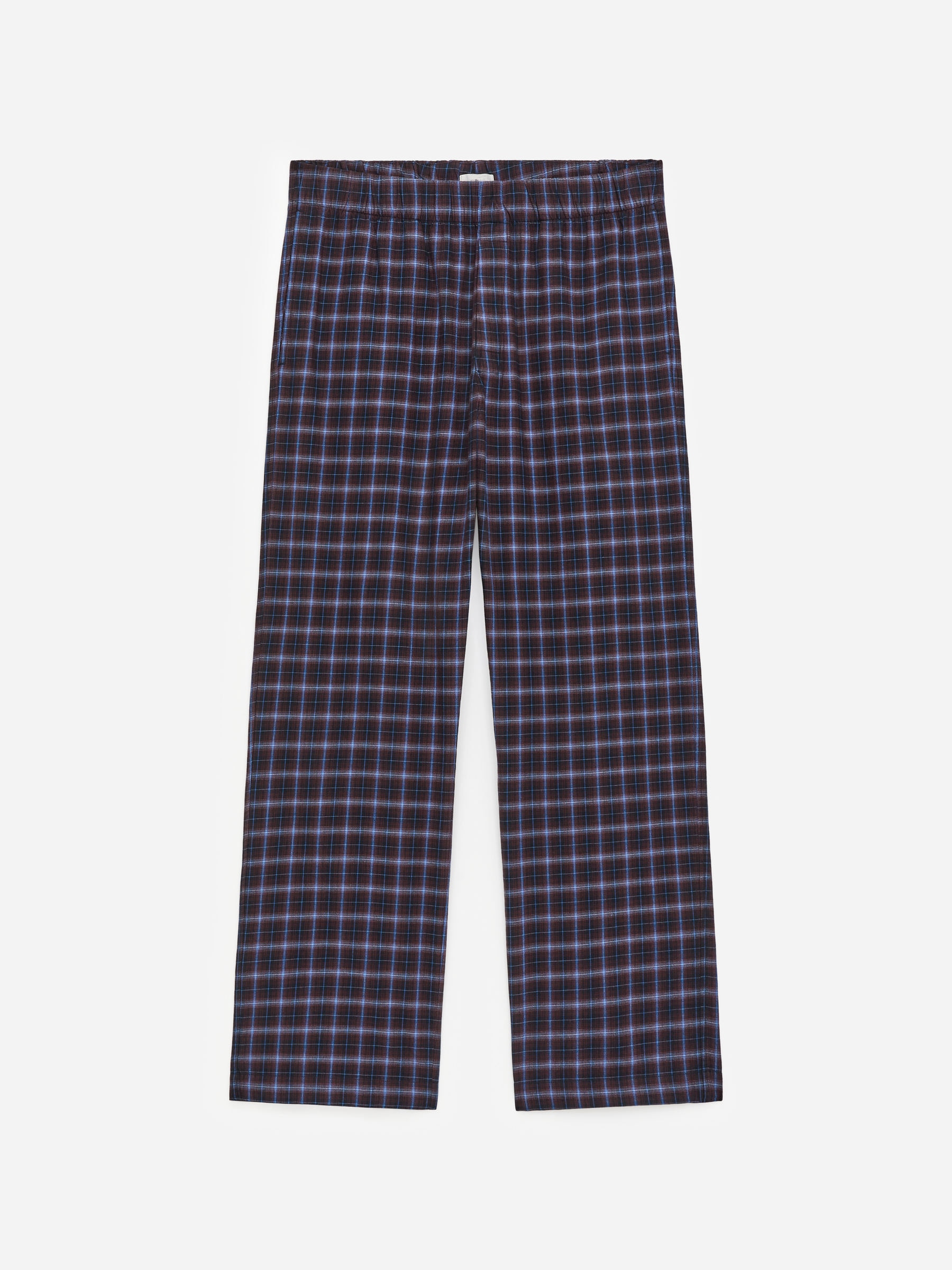 Flannel Pyjama Trousers-Blue-17199