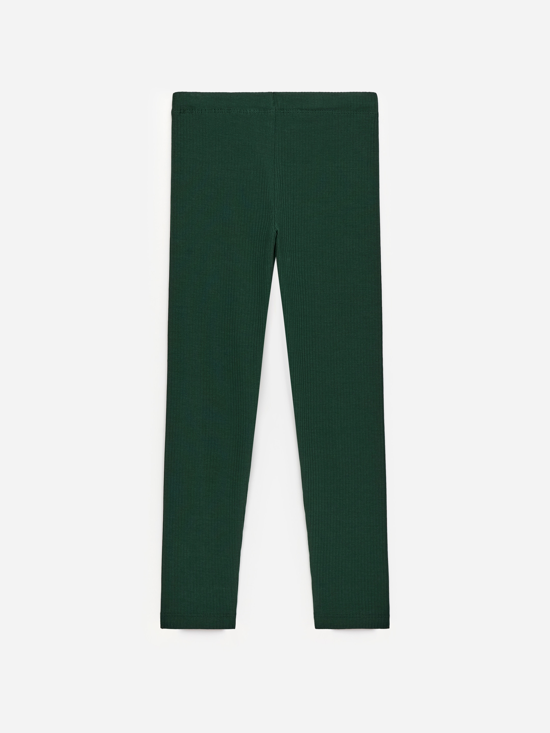 Gerippte Jersey-Leggings - Dunkelgrün - Regular Fit - Kinder - StillMedia/DescriptiveStillLife - 3