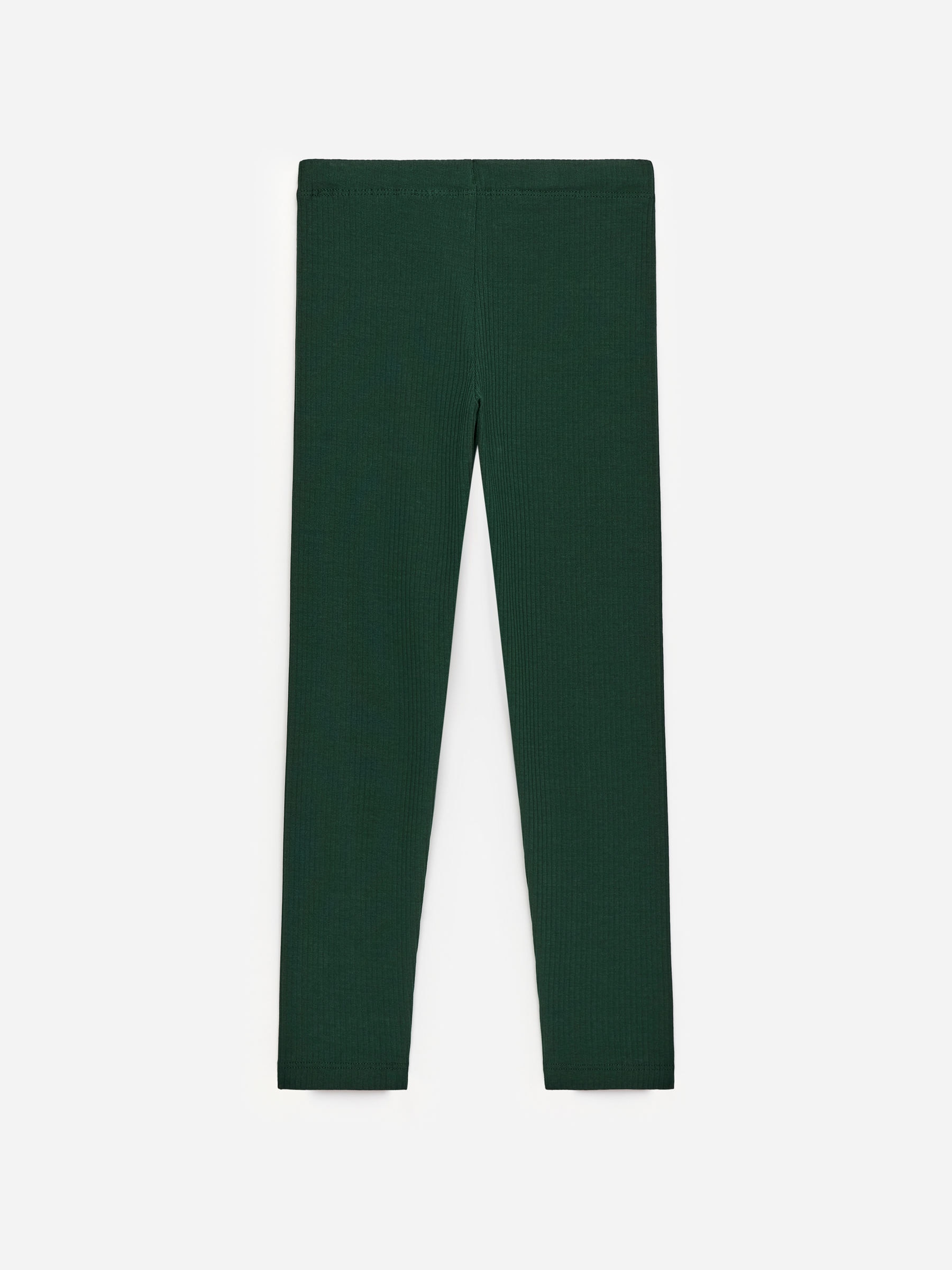 Rib Jersey Leggings - Dark Green - Regular fit - Children - StillMedia/DescriptiveStillLife - 3