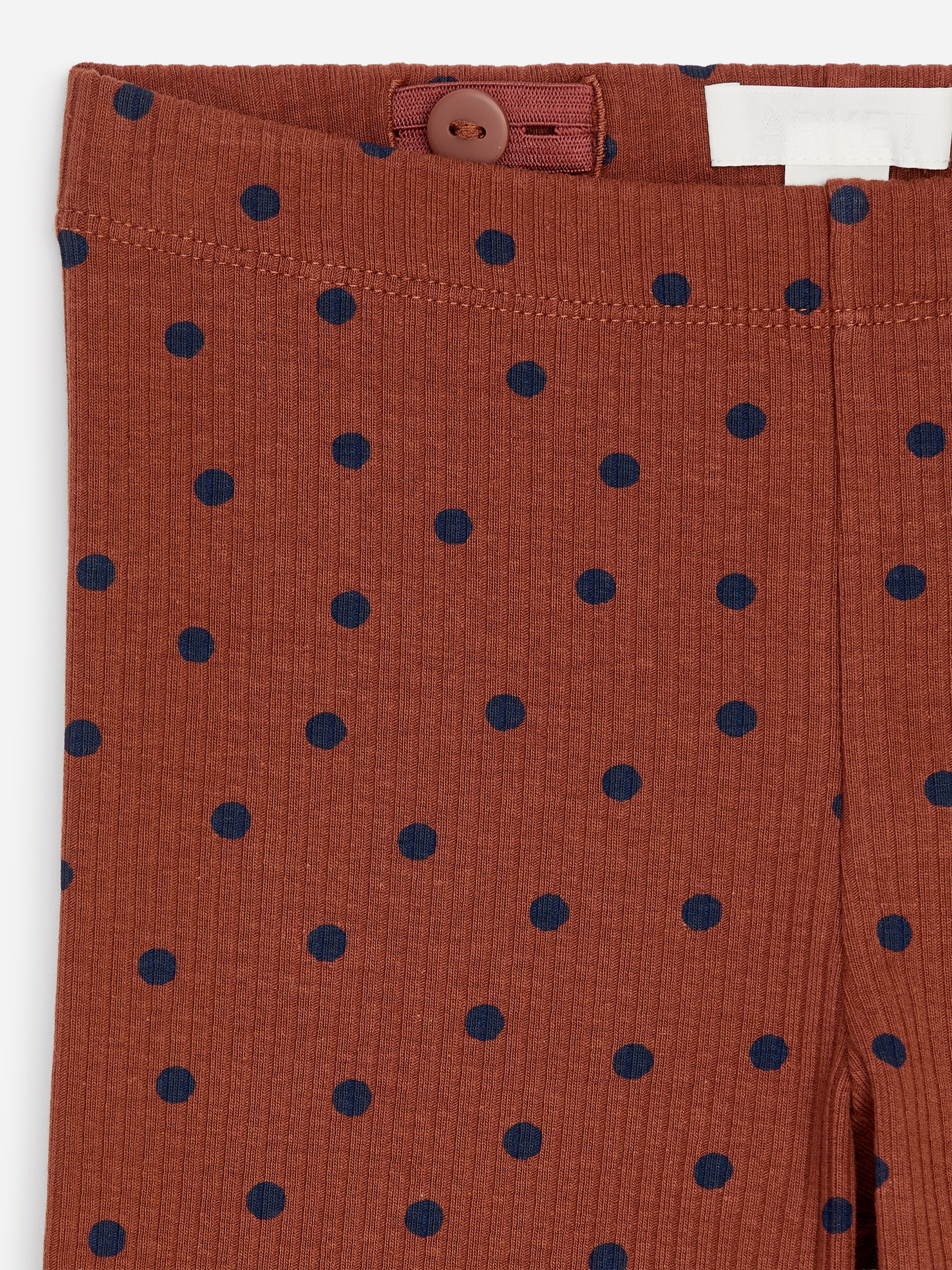 Ribbed Leggings - Rust/Blue - Slim fit - Children - StillMedia/DescriptiveDetail - 3