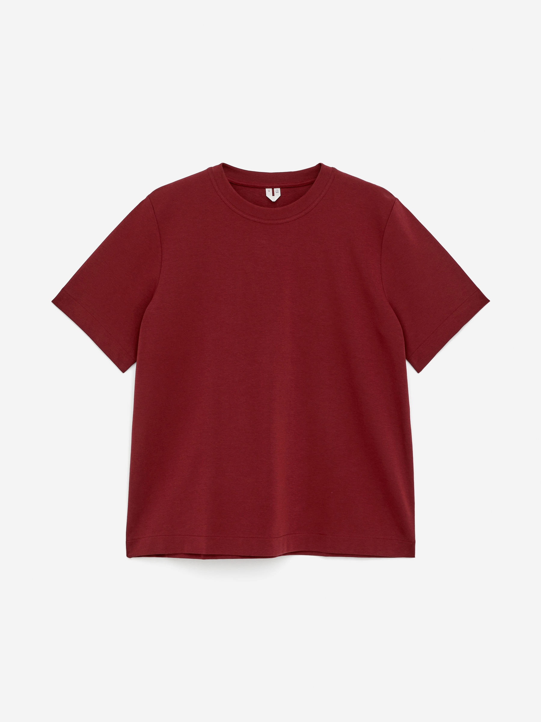PEARL Heavyweight T-Shirt - Burgundy - Regular fit - Women - StillMedia/DescriptiveStillLife - 1