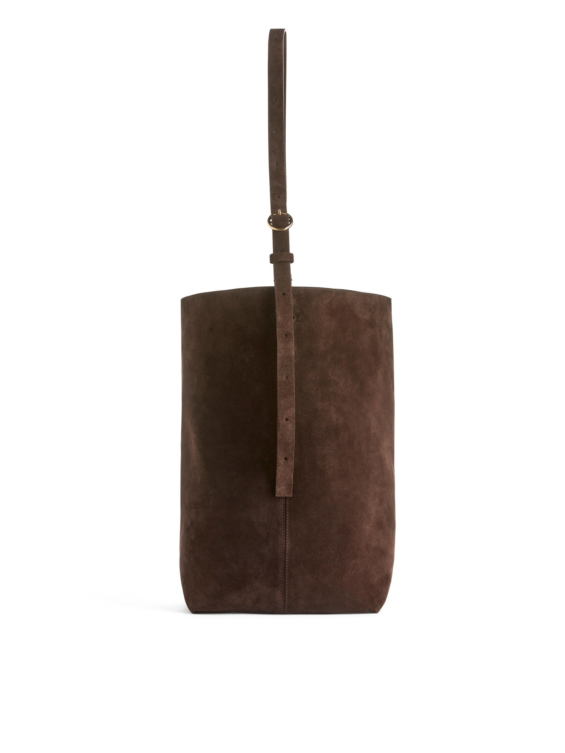Suede Tote Bag - Dark Brown - Women - StillMedia/DescriptiveStillLife - 6