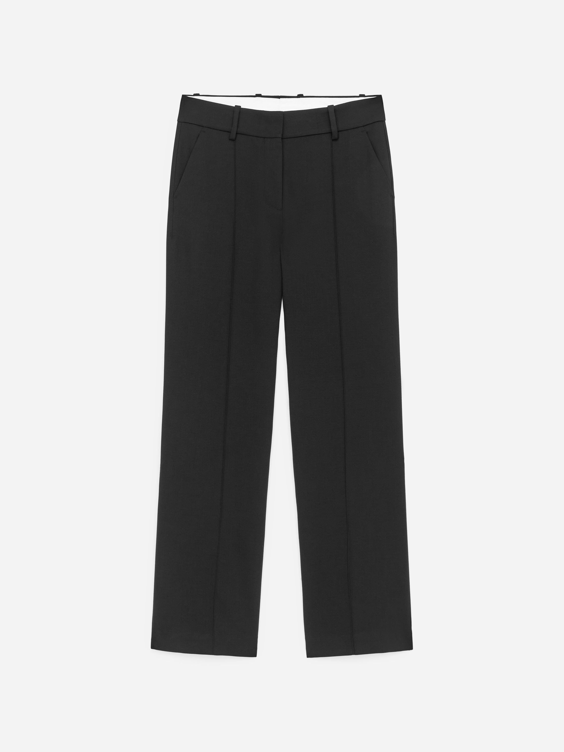 Pantalon tailleur fendu - Noir