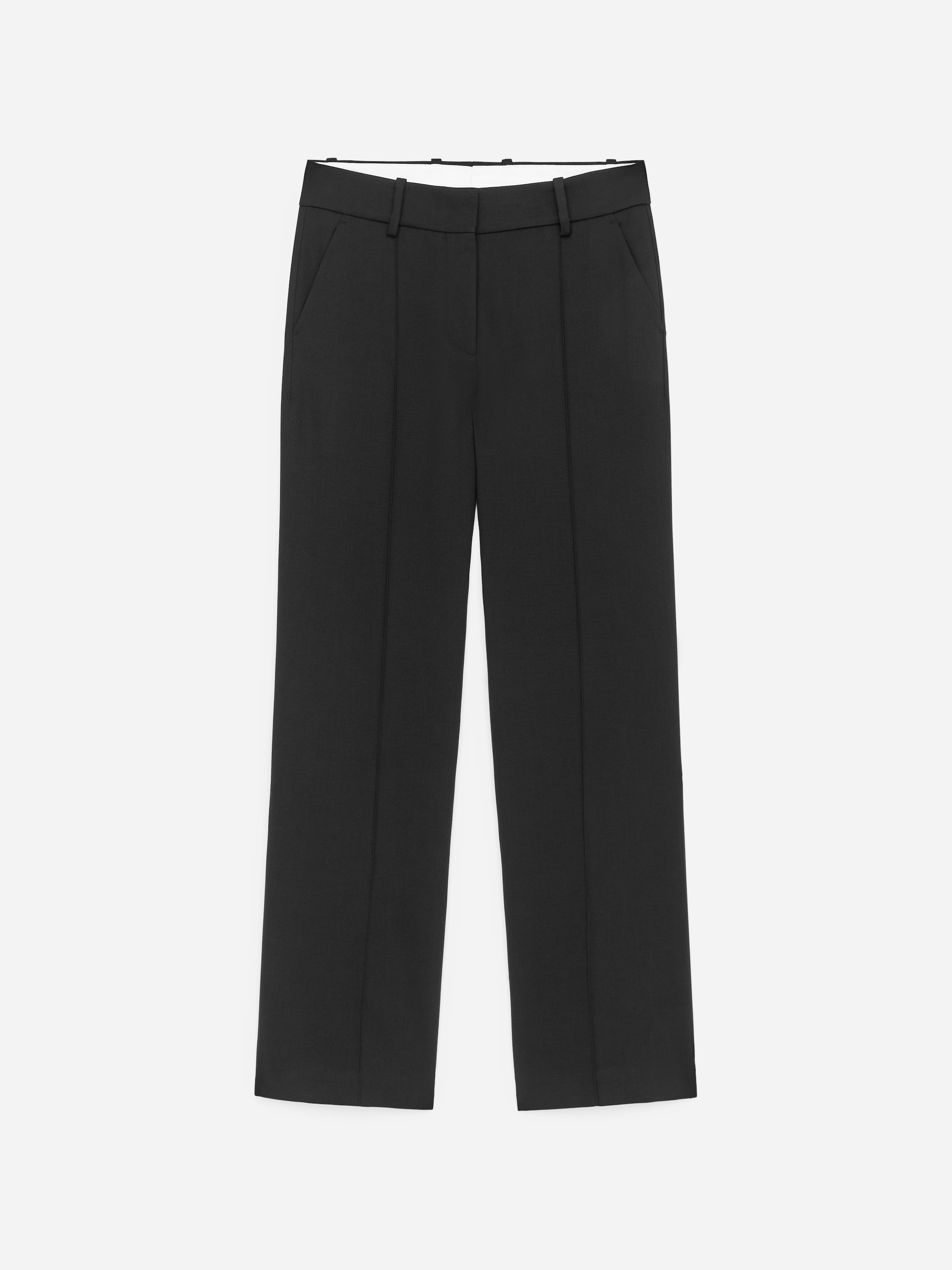 Grotere afbeelding bekijken: Elegante broek met zijsplitten - Zwart - DAMES | H&M NL 1