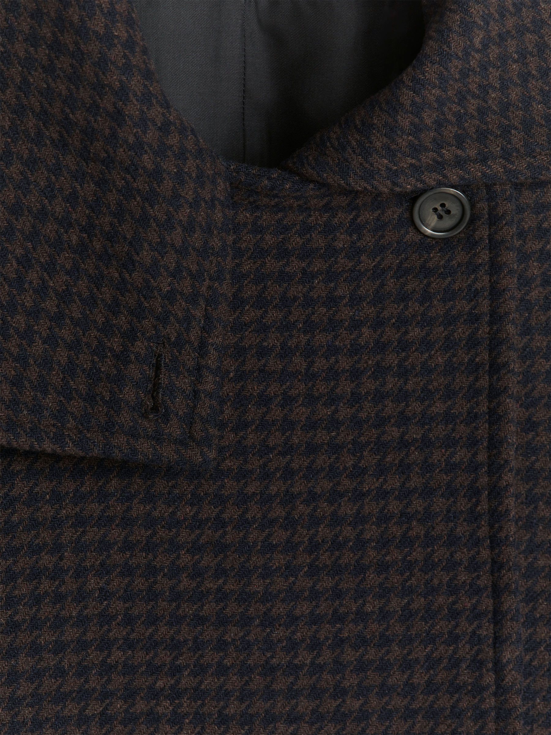 Checkered Wool-Blend Jacket – Dark Brown – Women – ARKET WW