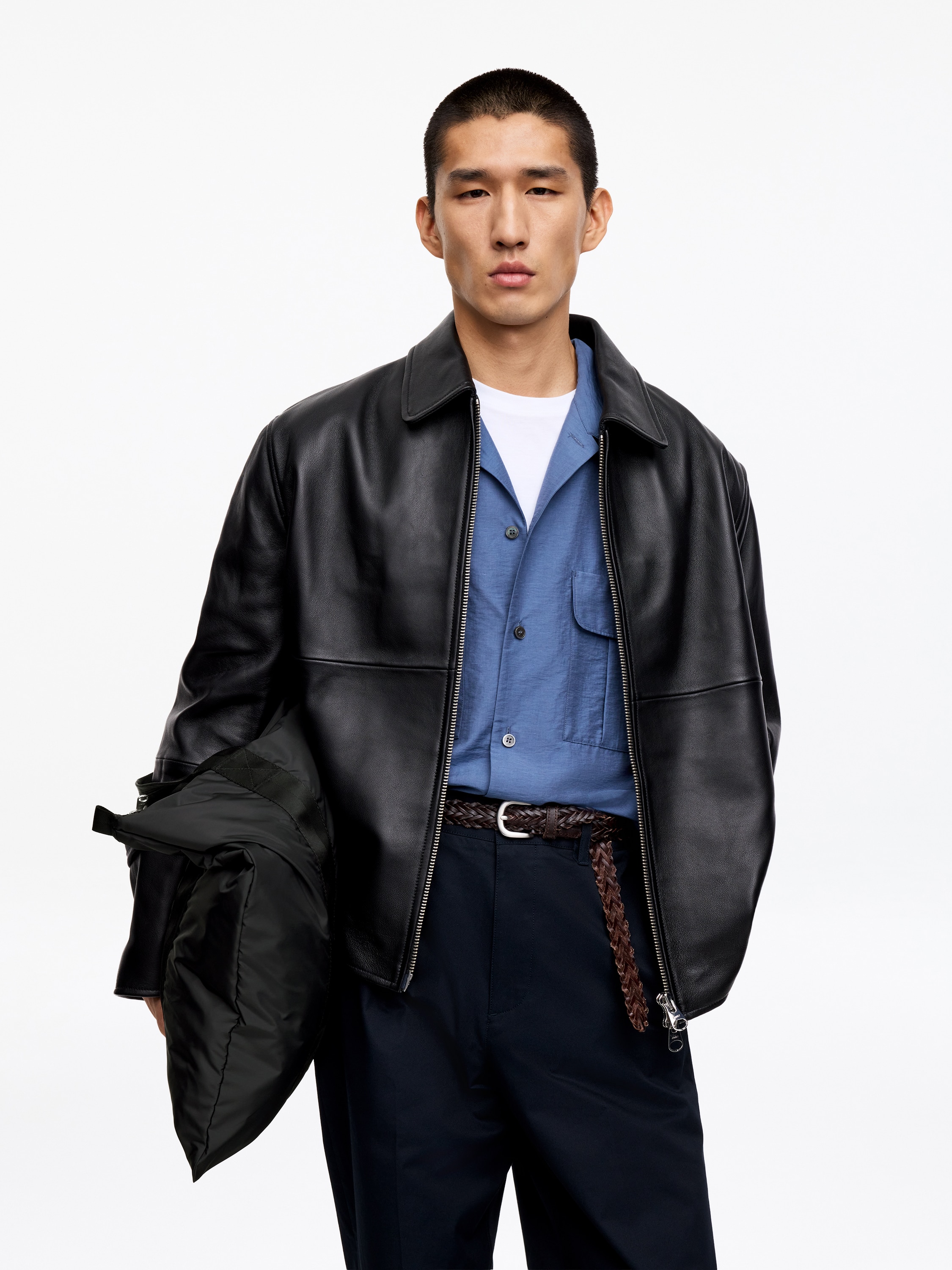 Fourre-tout pliable - Noir/Prune