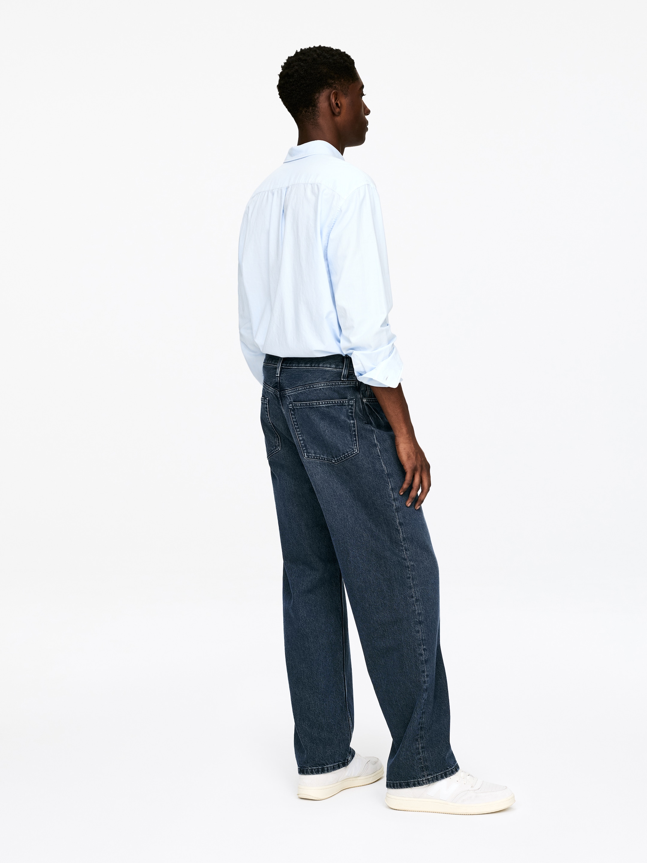 Ingrandisci l'immagine: MIST Wide Jeans - Dark Blue - UOMO | H&M CH 2