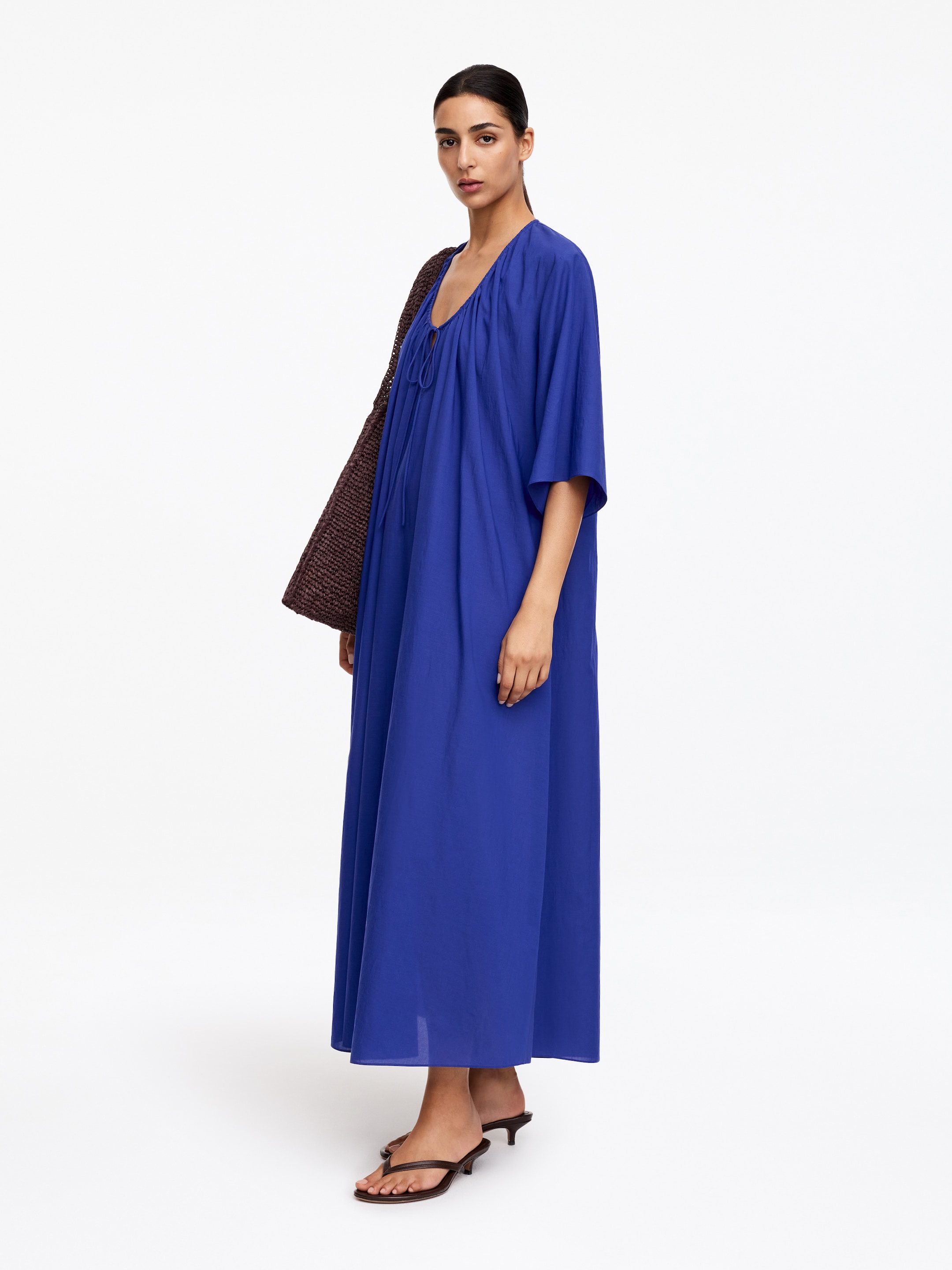 Robe de plage en lyocell mélangé - Bleu - Loose fit - Femme - StillMedia/Lookbook - 2