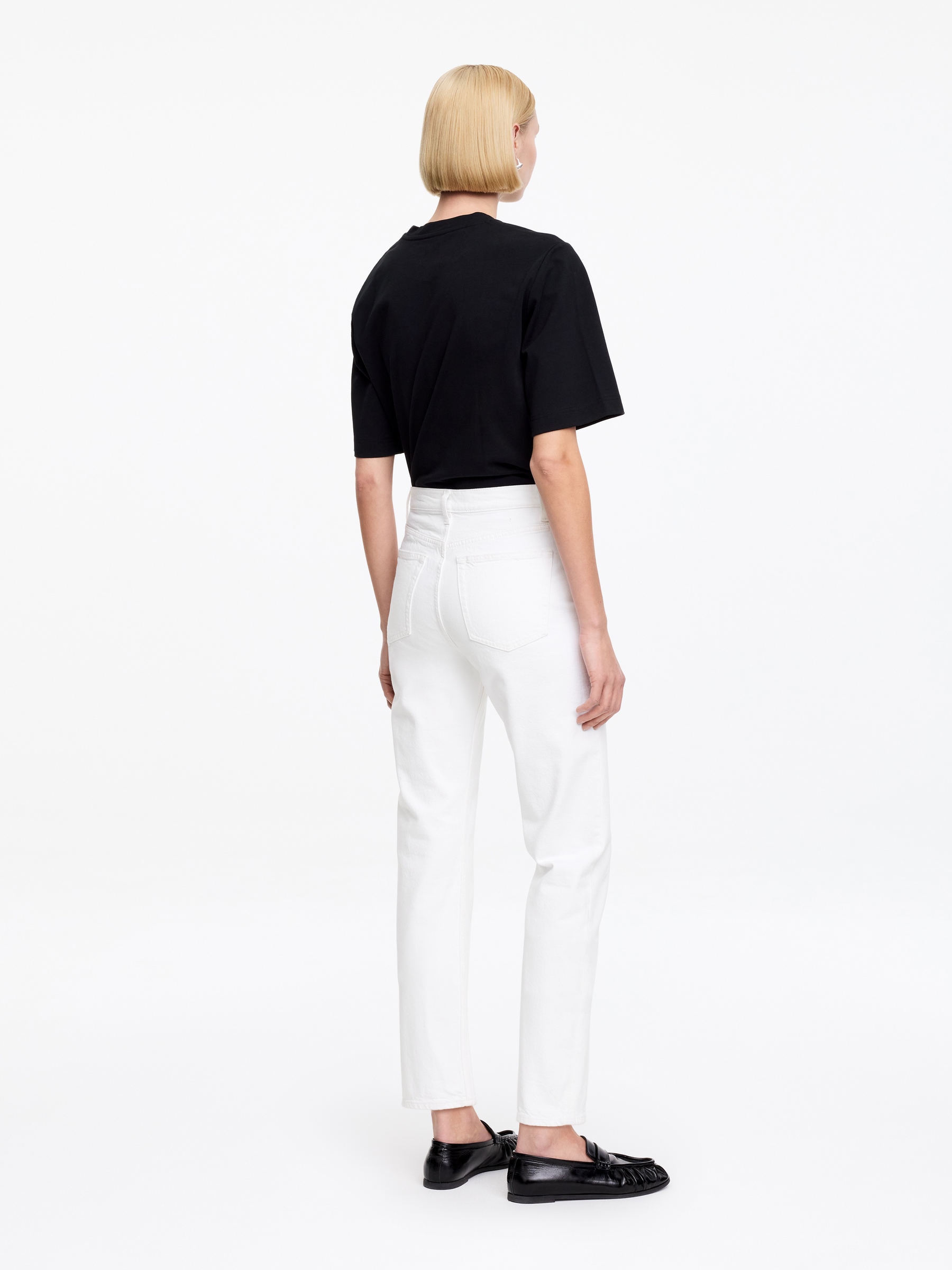 JADE CROPPED Slim Jeans - White - Slim fit - Women - StillMedia/Lookbook - 4