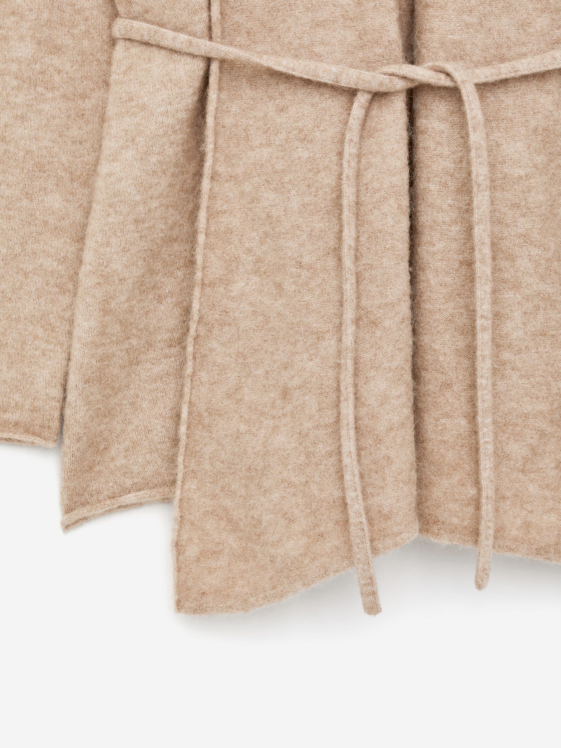 Alpaca-Wool Blend Cardigan - Beige Melange - Regular fit - Women - StillMedia/DescriptiveDetail - 1