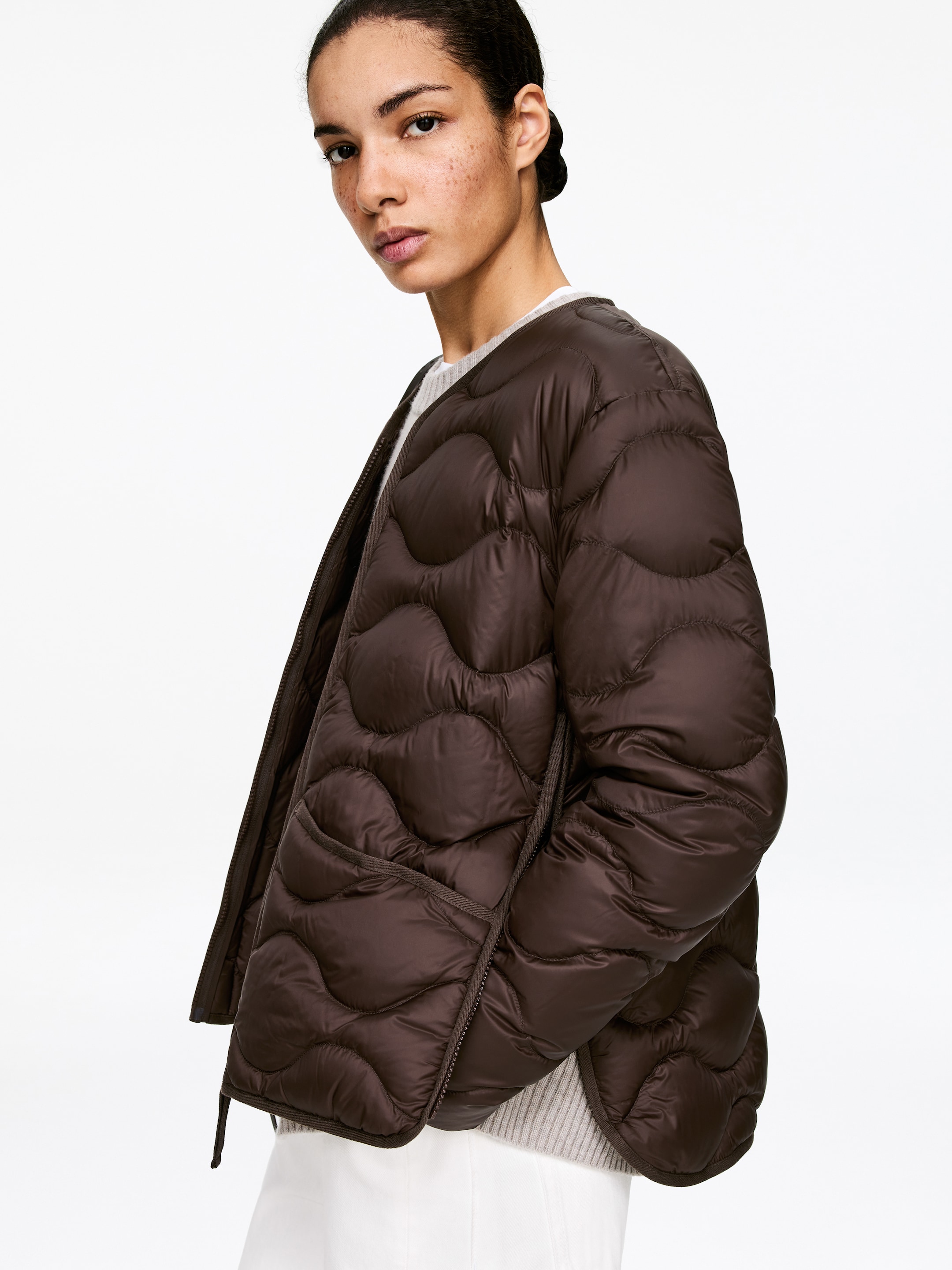 Upcycled Down™ 2-in-1-Liner-Jacke - Braun - Regular Fit - Women - StillMedia/Lookbook - 9