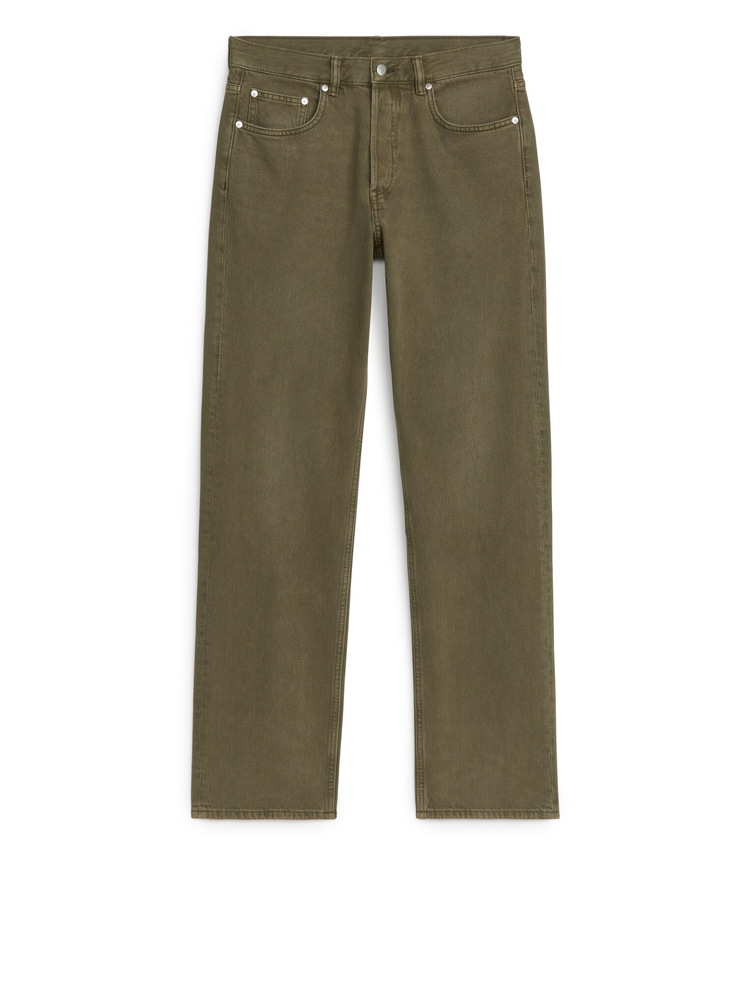 OCEAN Loose Straight Jeans - Green/Blue