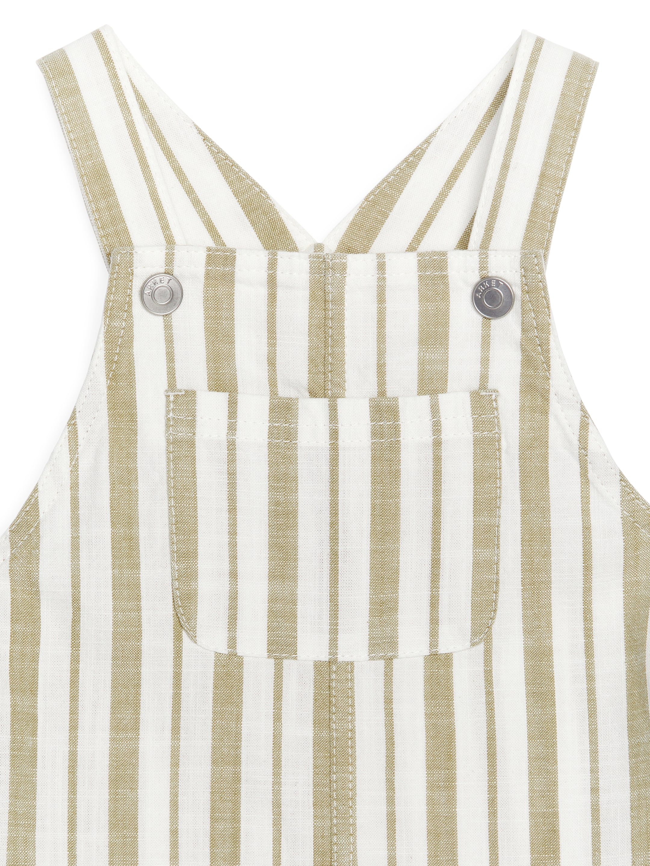 Hängselbyxa med korta ben - Vit/beige - Regular fit - Children - StillMedia/DescriptiveDetail - 3