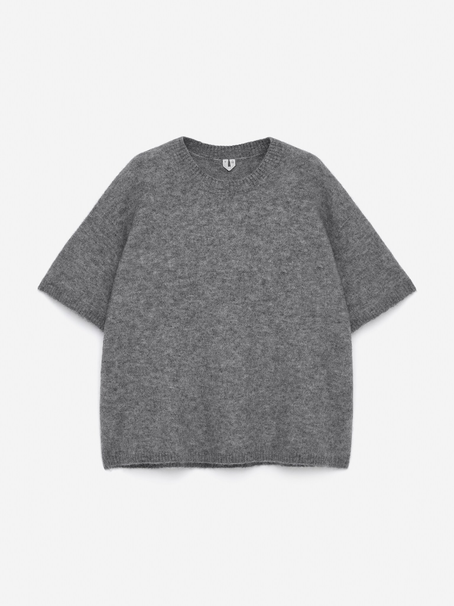 Alpaca-Wool Blend Jumper - Grey/Off White/Reddish Brown/Black - 2