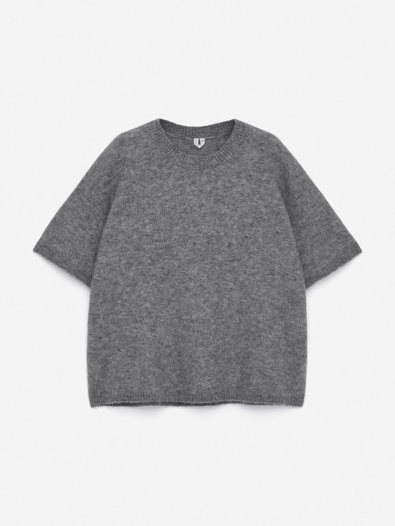 Pullover aus Alpakawolle und Wolle - Grau/Cremeweiß/Schwarz - 2