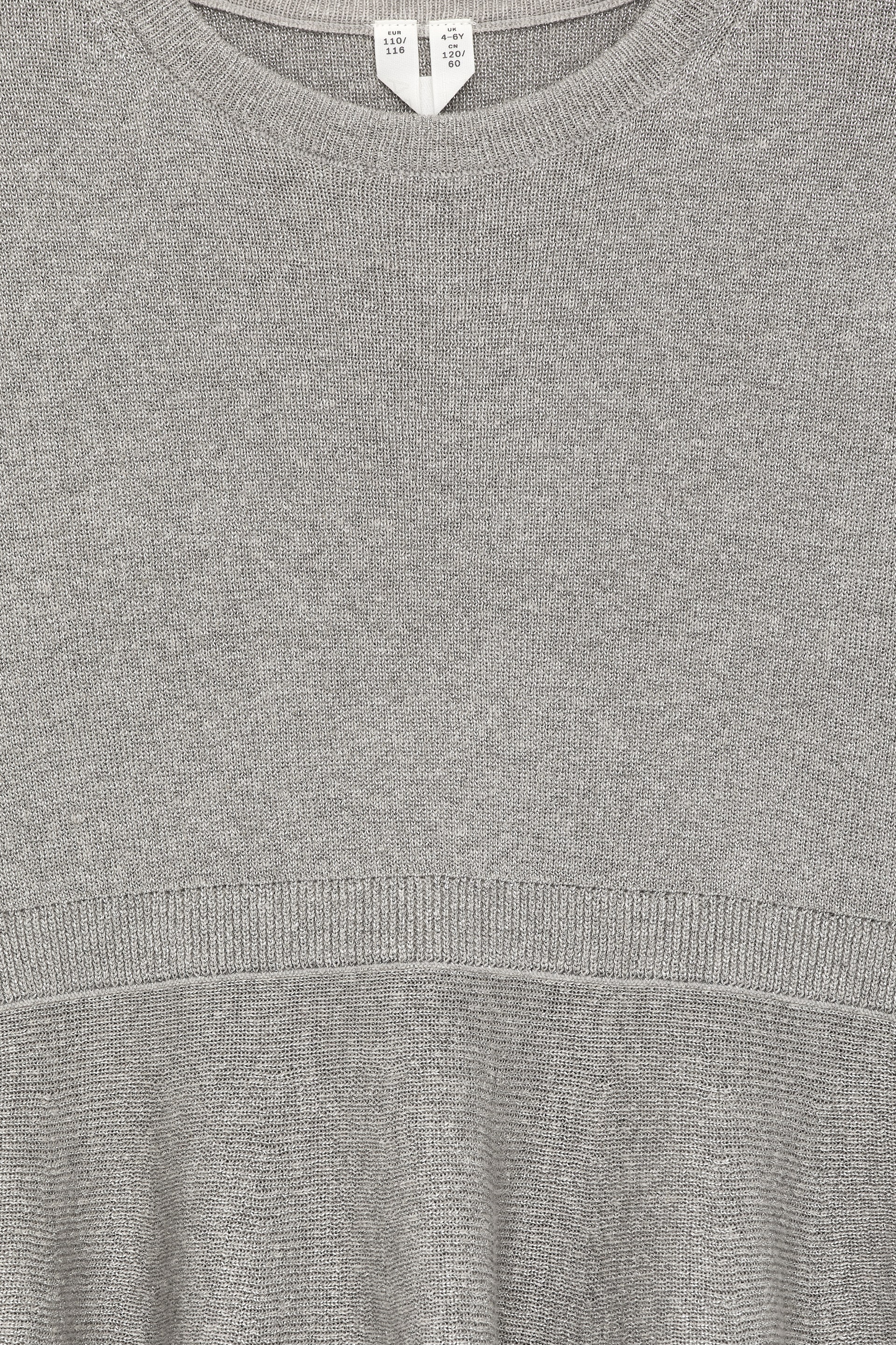 Robe Escada Sport En Maille Tricotée – Taille 38 – Gris Clair/brun – Coupe Près Du Corps – Occasion Très Bon état