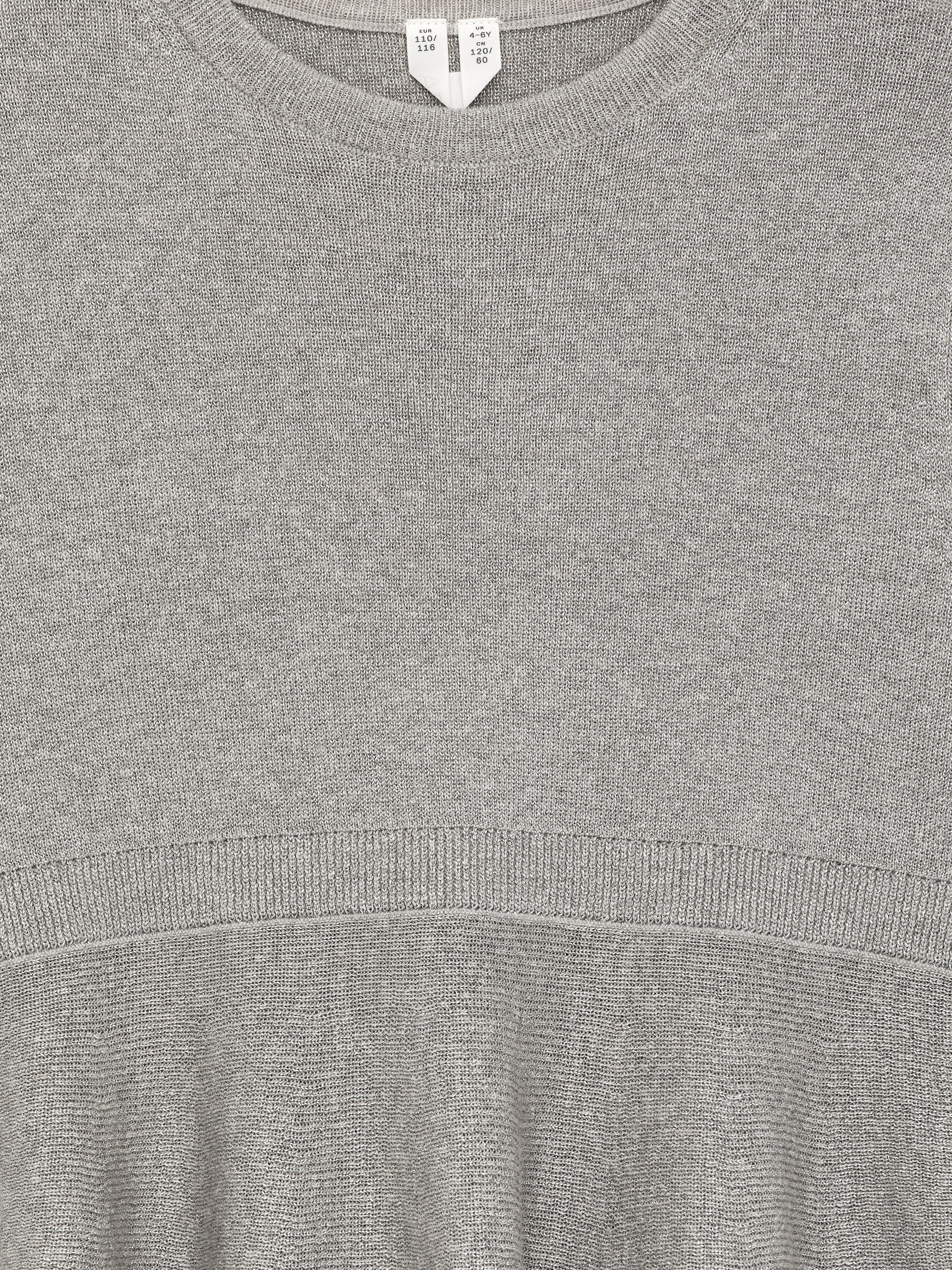 Stickad klänning - Grå - Regular fit - Children - StillMedia/DescriptiveDetail - 3
