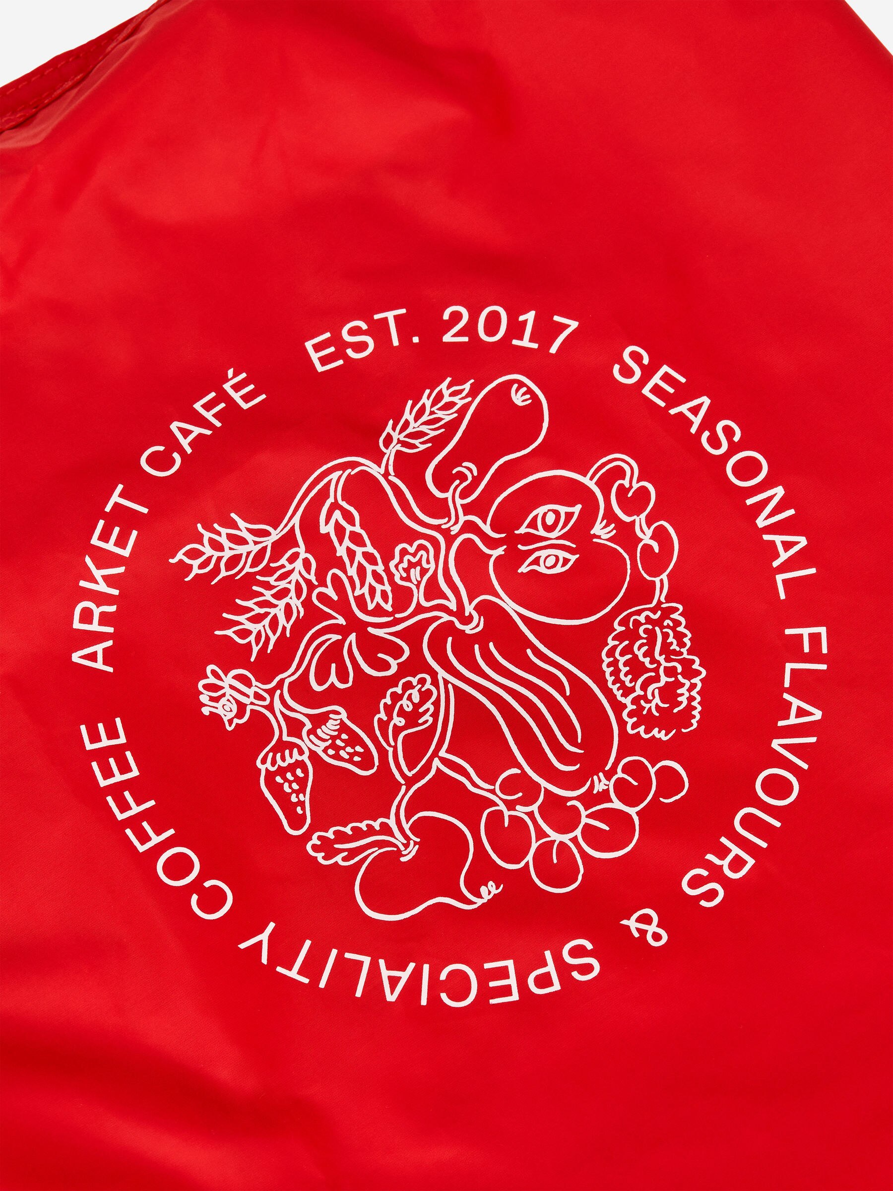 ARKET CAFÉ Packable Tote - Red - Café - StillMedia/DescriptiveDetail - 2