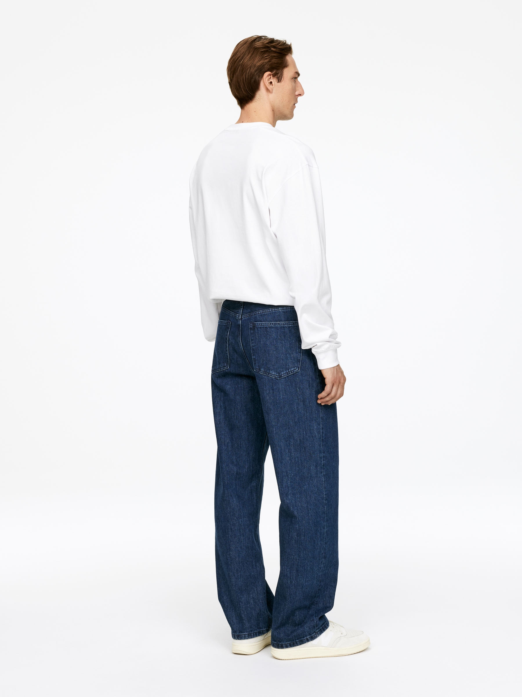 MIST Wide Jeans - Dark blue - Loose fit - Men - StillMedia/Lookbook - 1