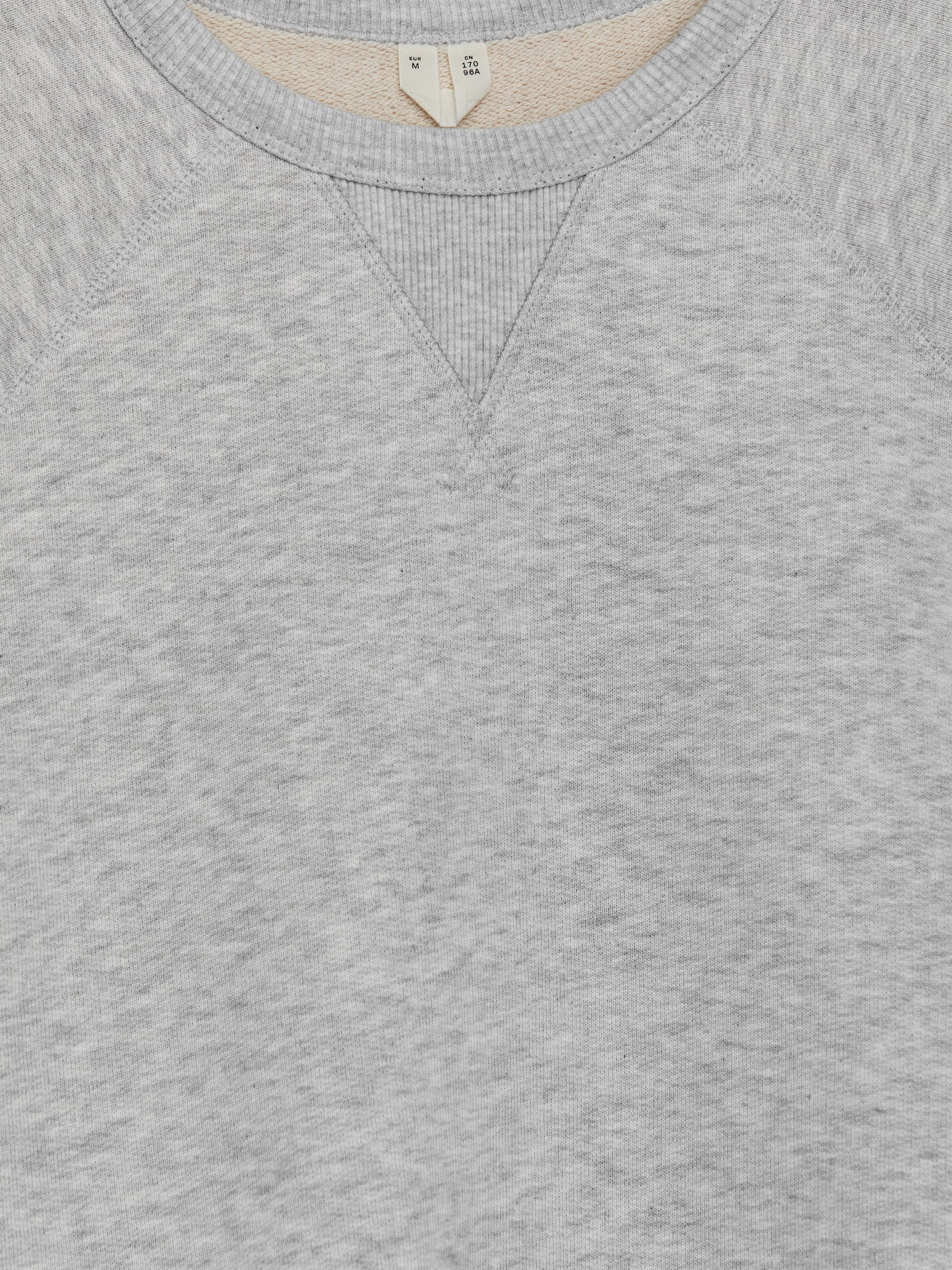 Sweat ample - Gris chiné/Menthe poudrée - 6