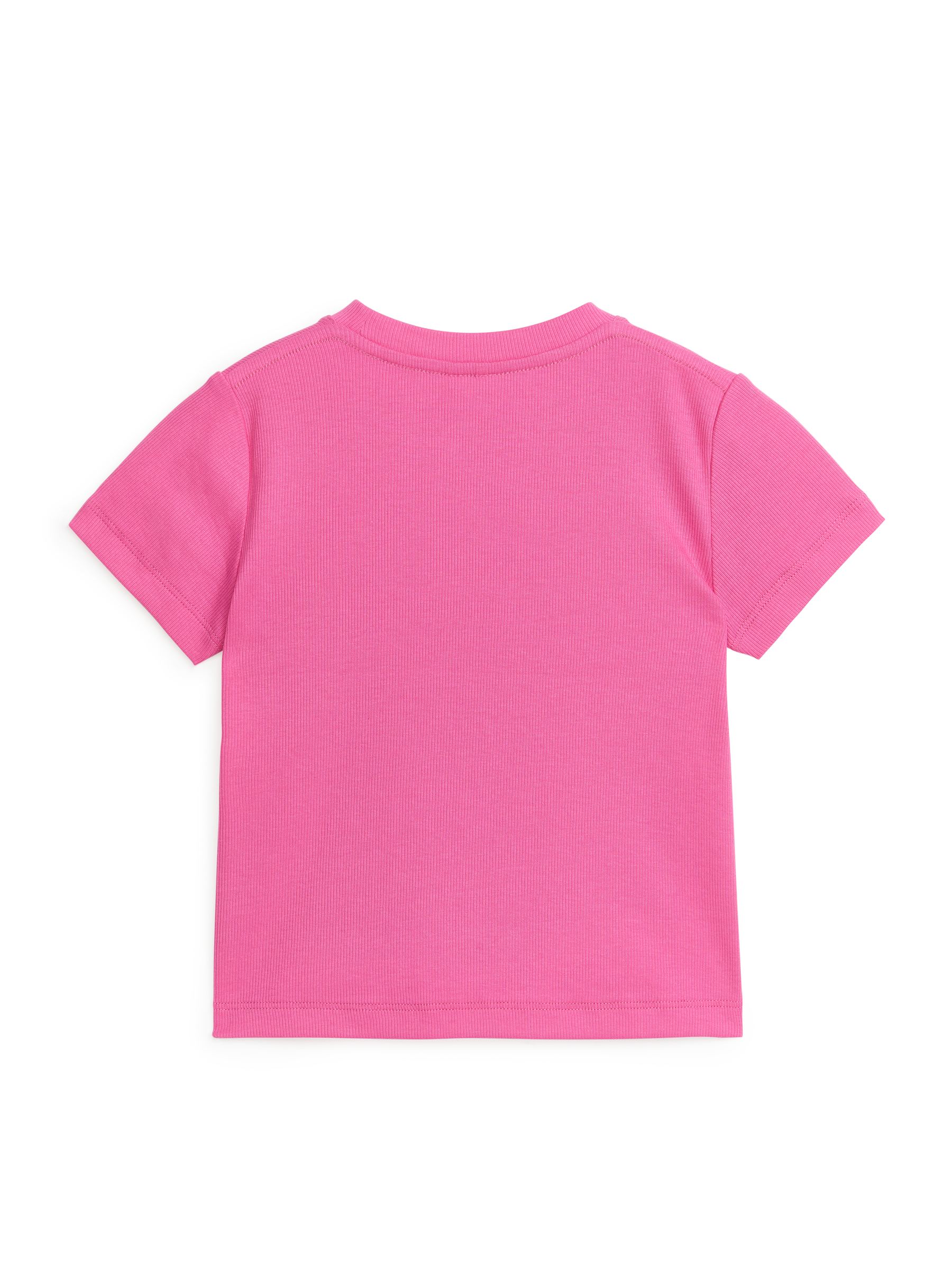 Camiseta de canalé entallada - Rosa - Corte ajustado - Children - StillMedia/DescriptiveStillLife - 1