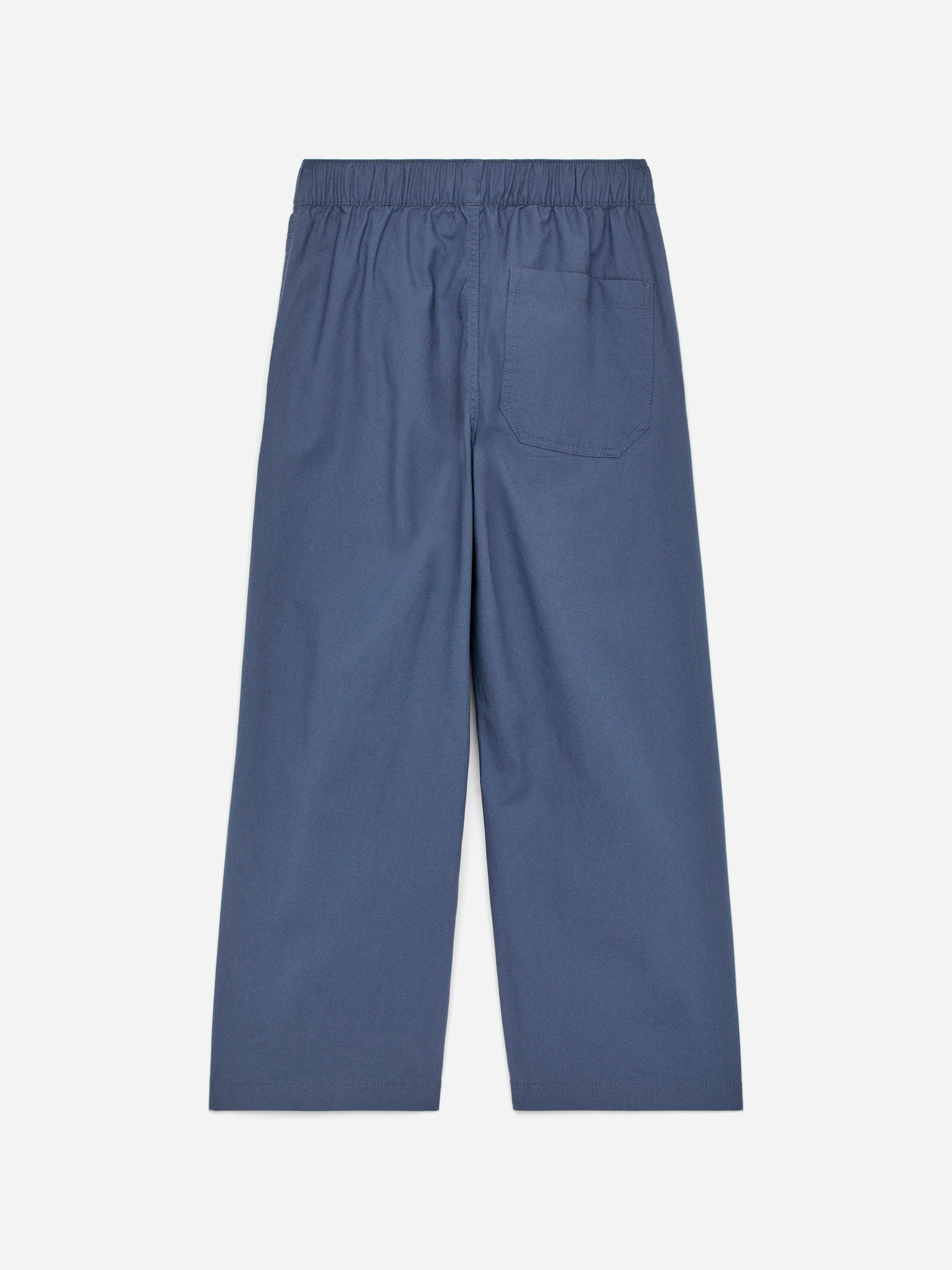 Relaxed Cotton Trousers - Blue - Regular fit - Children - StillMedia/DescriptiveStillLife - 2