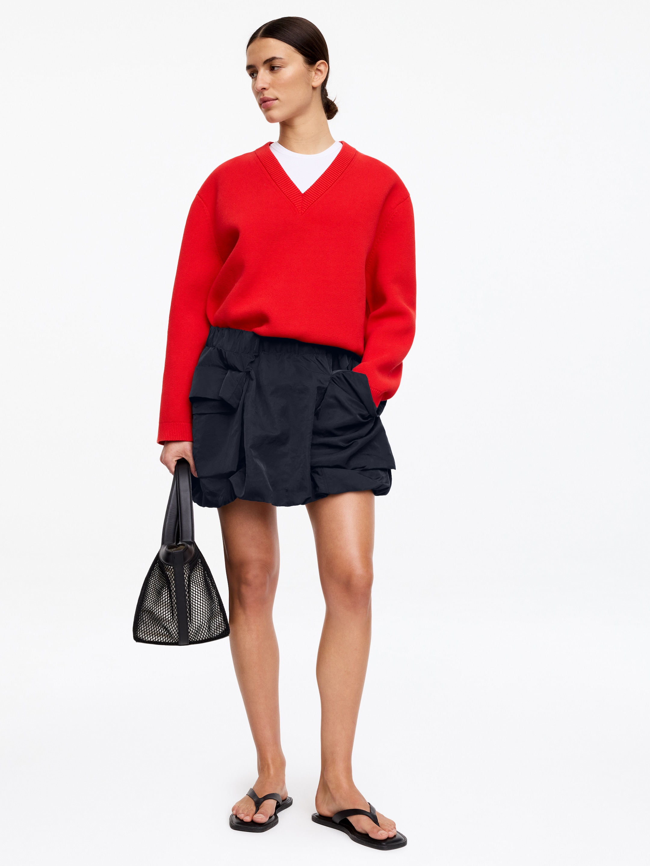 Minirock mit Bubble-Saum - Dunkelblau - Regular Fit - Damen - StillMedia/Lookbook - 2