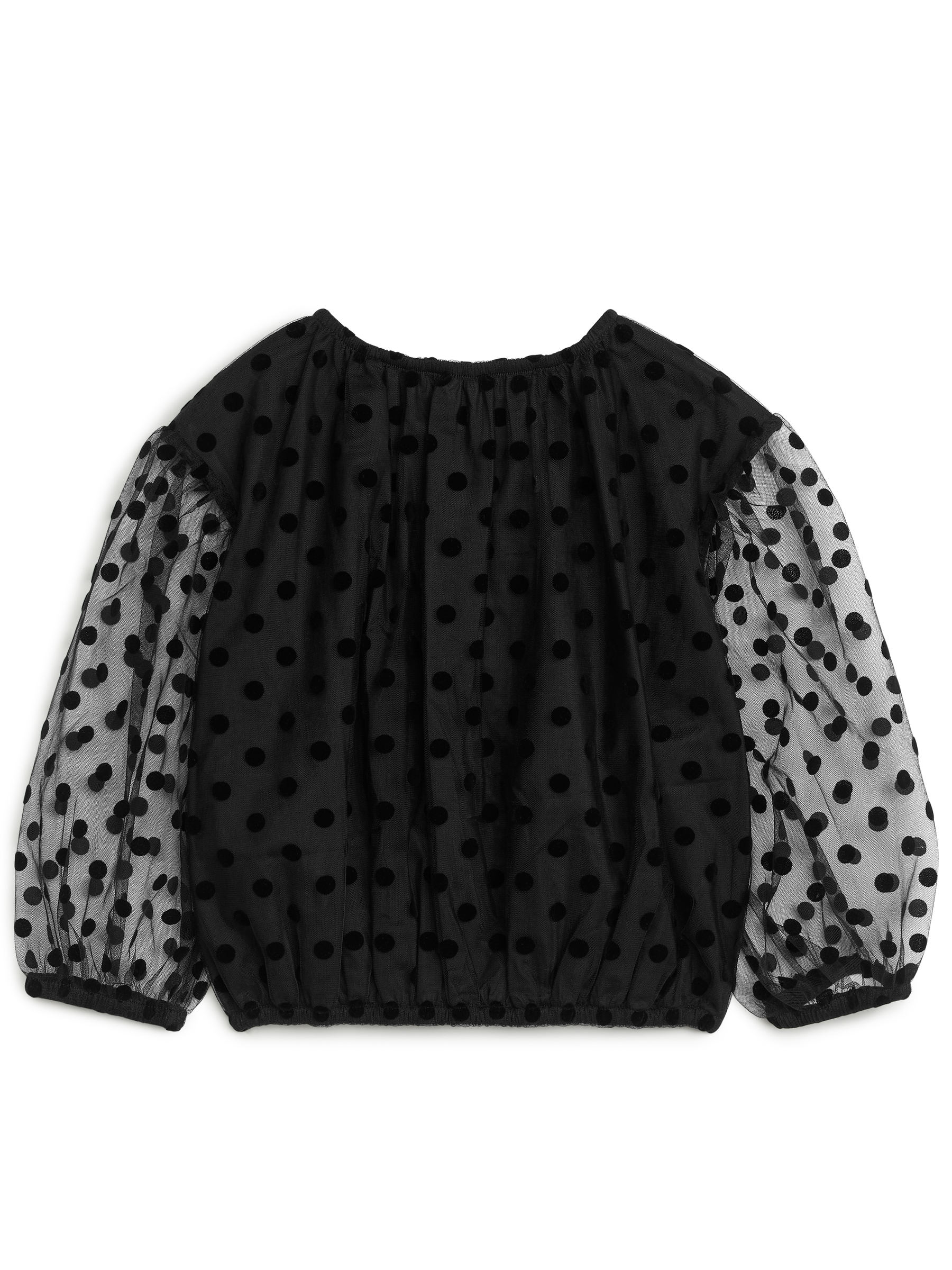 Tulle Blouse - Black - Oversized - Children - StillMedia/DescriptiveStillLife - 2