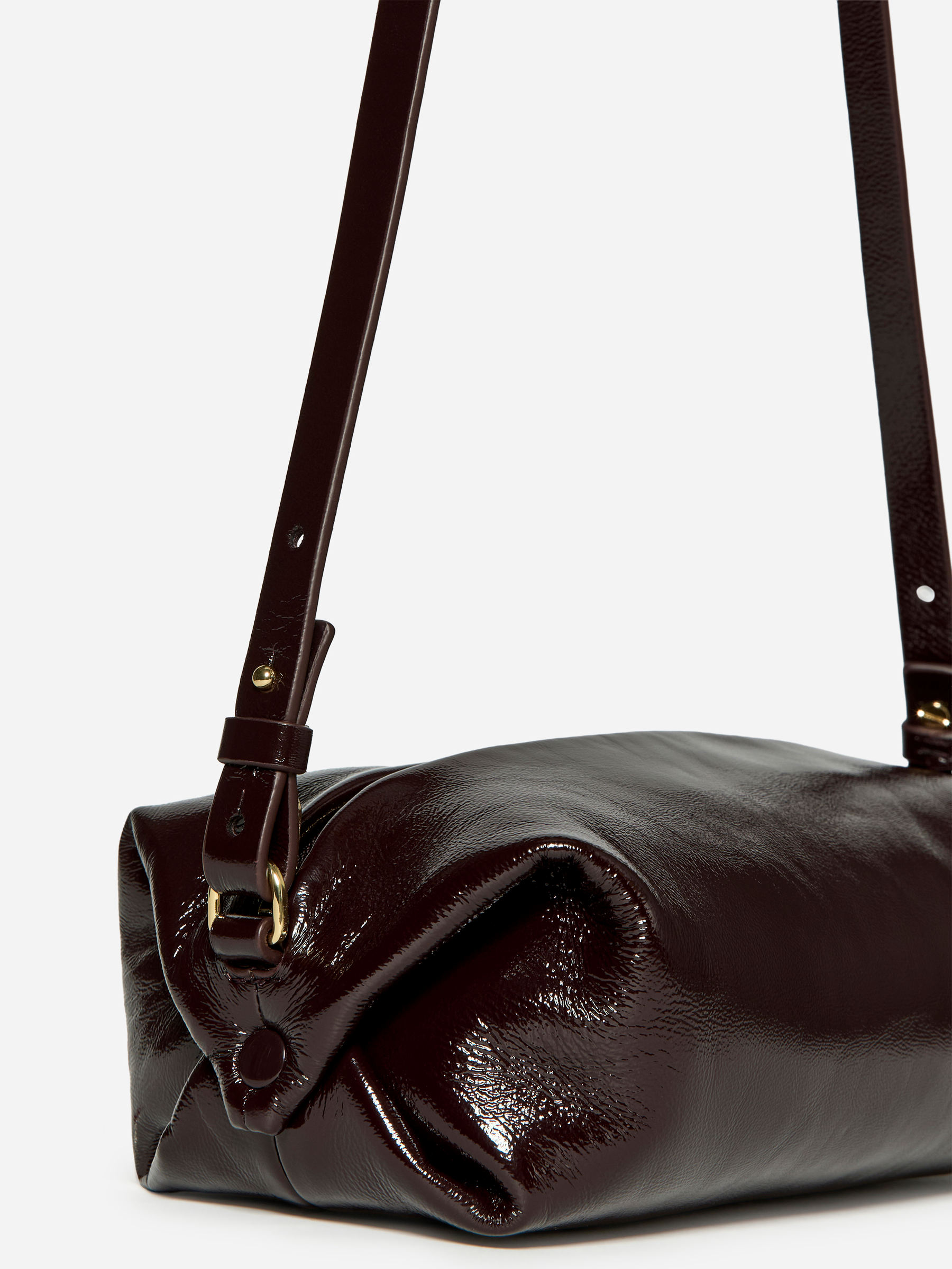 Sac à bandoulière laqué - Bordeaux - Femme - StillMedia/DescriptiveDetail - 10