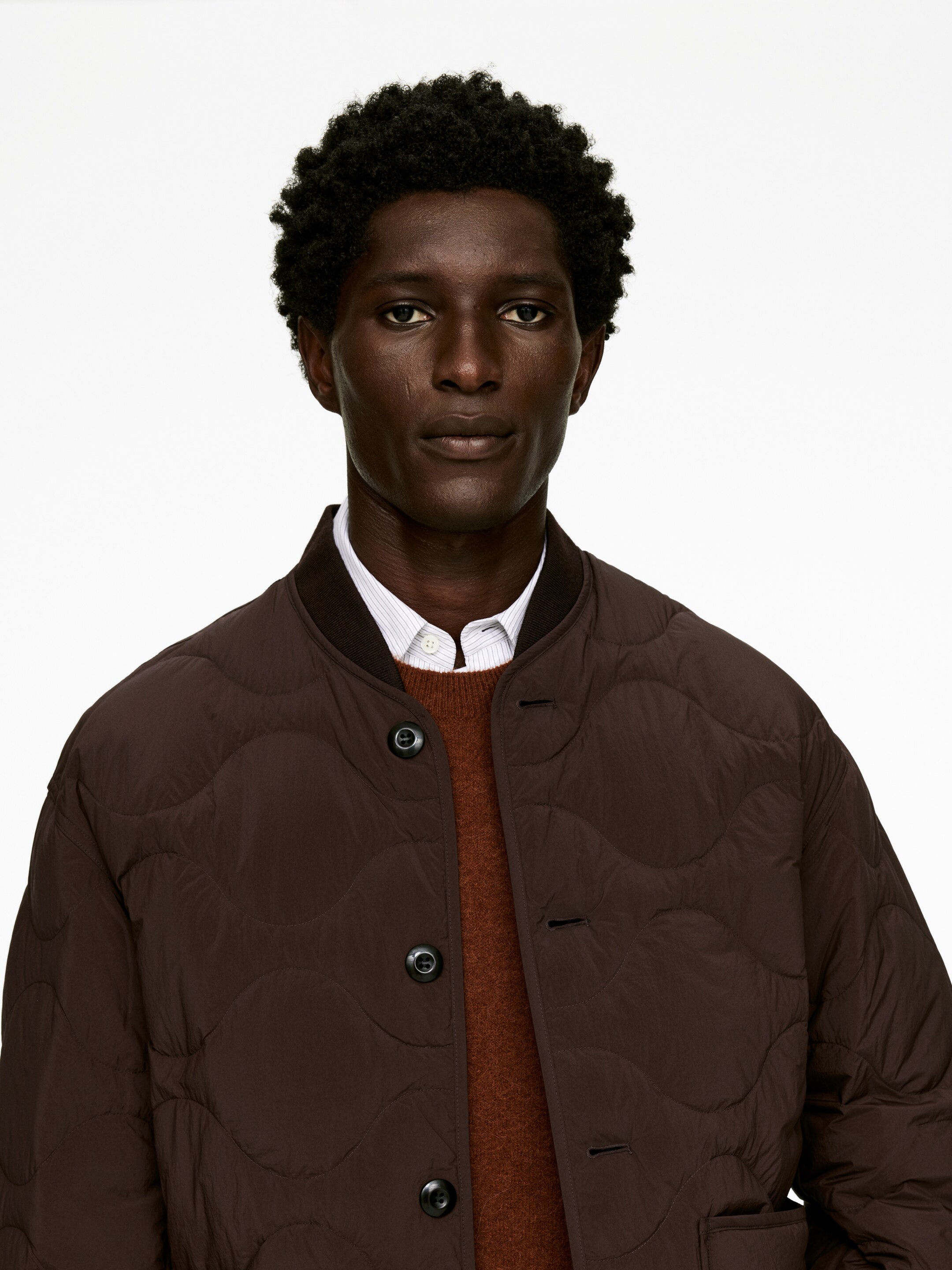 Grotere afbeelding bekijken: Upcycled Down Liner Jacket - Donker roodbruin - HEREN | H&M BE 5