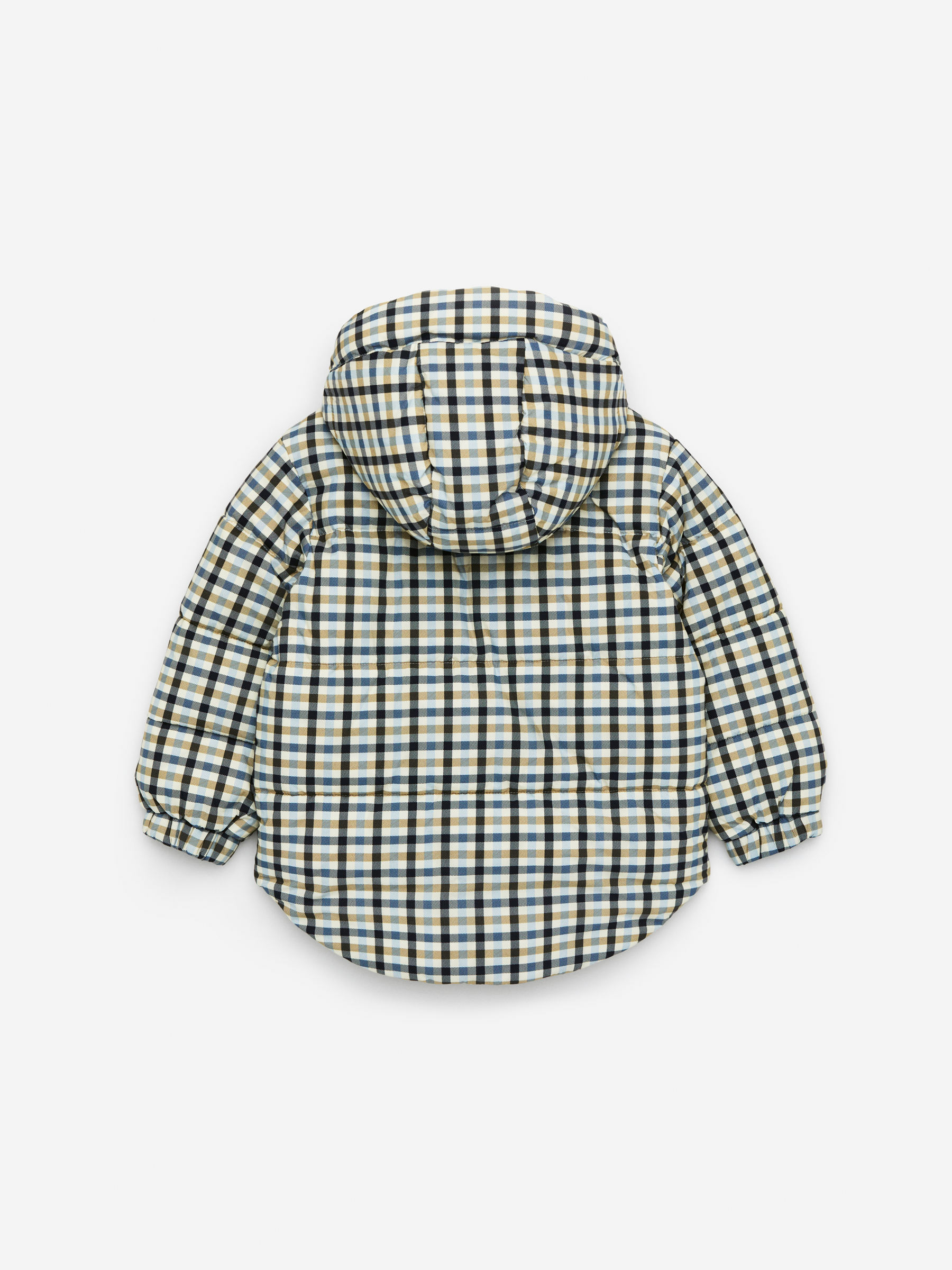 Print Puffer Jacket - Off White/Blue - Regular fit - Children - StillMedia/DescriptiveStillLife - 3