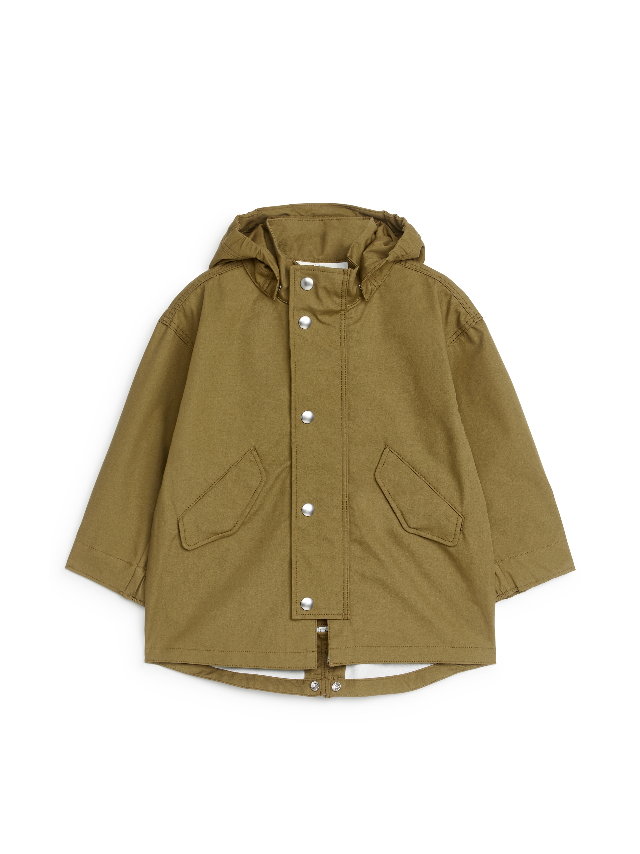 View larger image: Cotton Parka - Olive Green - Kids | H&M GB 1