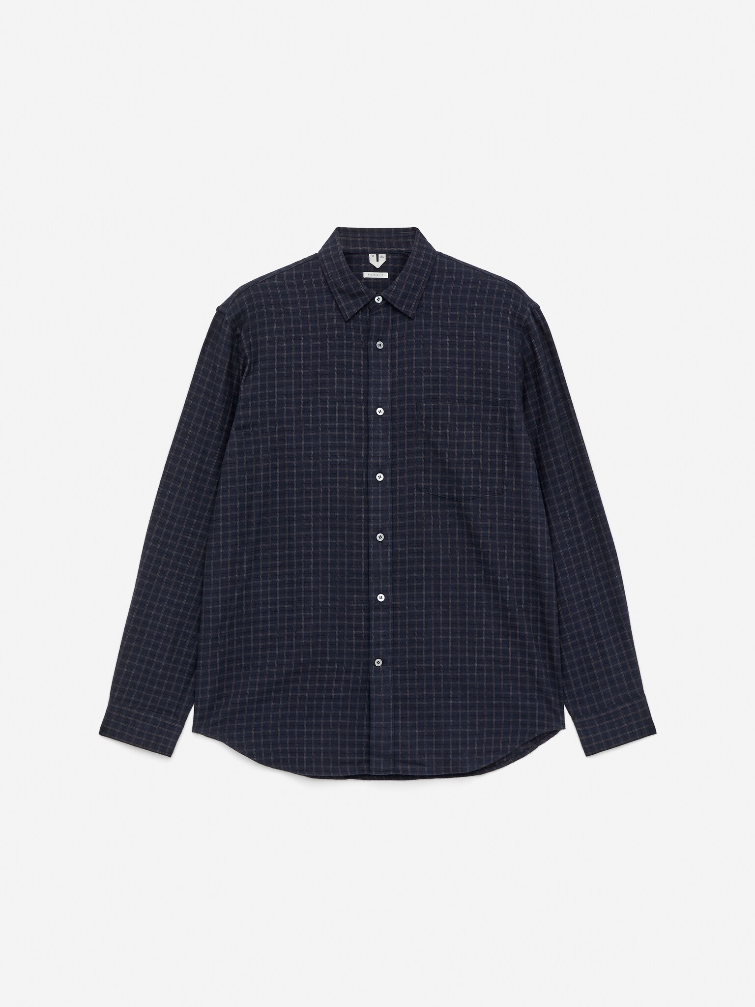 Camisa de franela - Azul oscuro/Gris jaspeado/Beige/varios colores/Rojo/negro