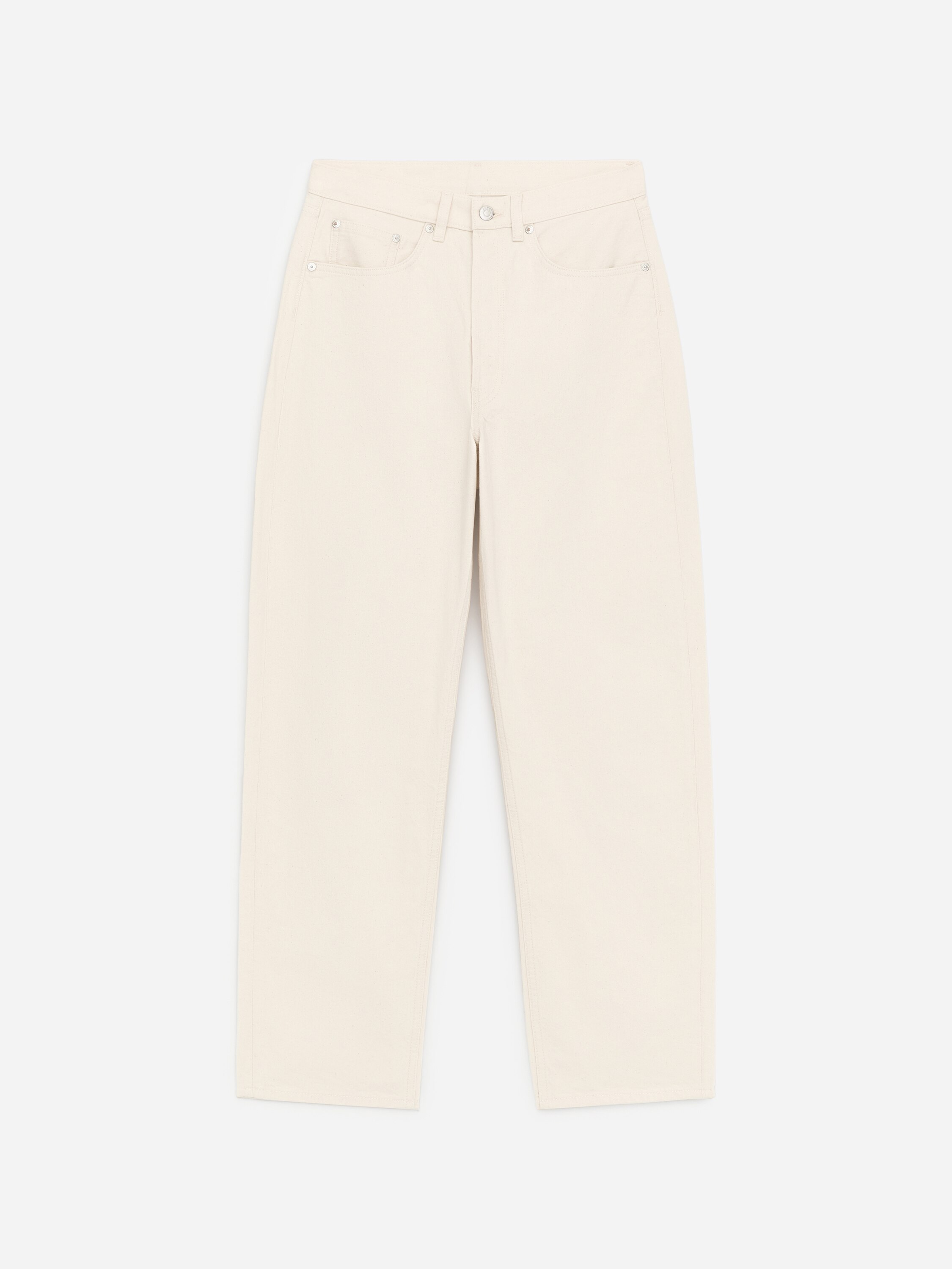 CREEK Relaxed Barrel Jeans - Ecru/Blå