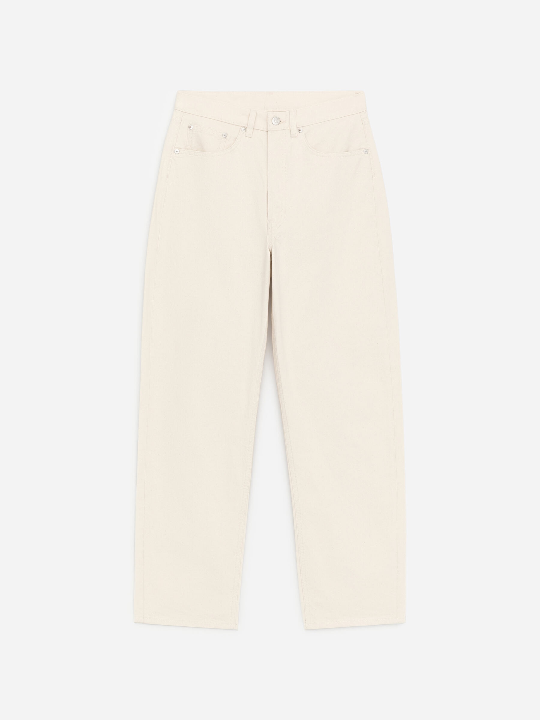 Jean barrel décontracté CREEK-#EAE5D6-18745