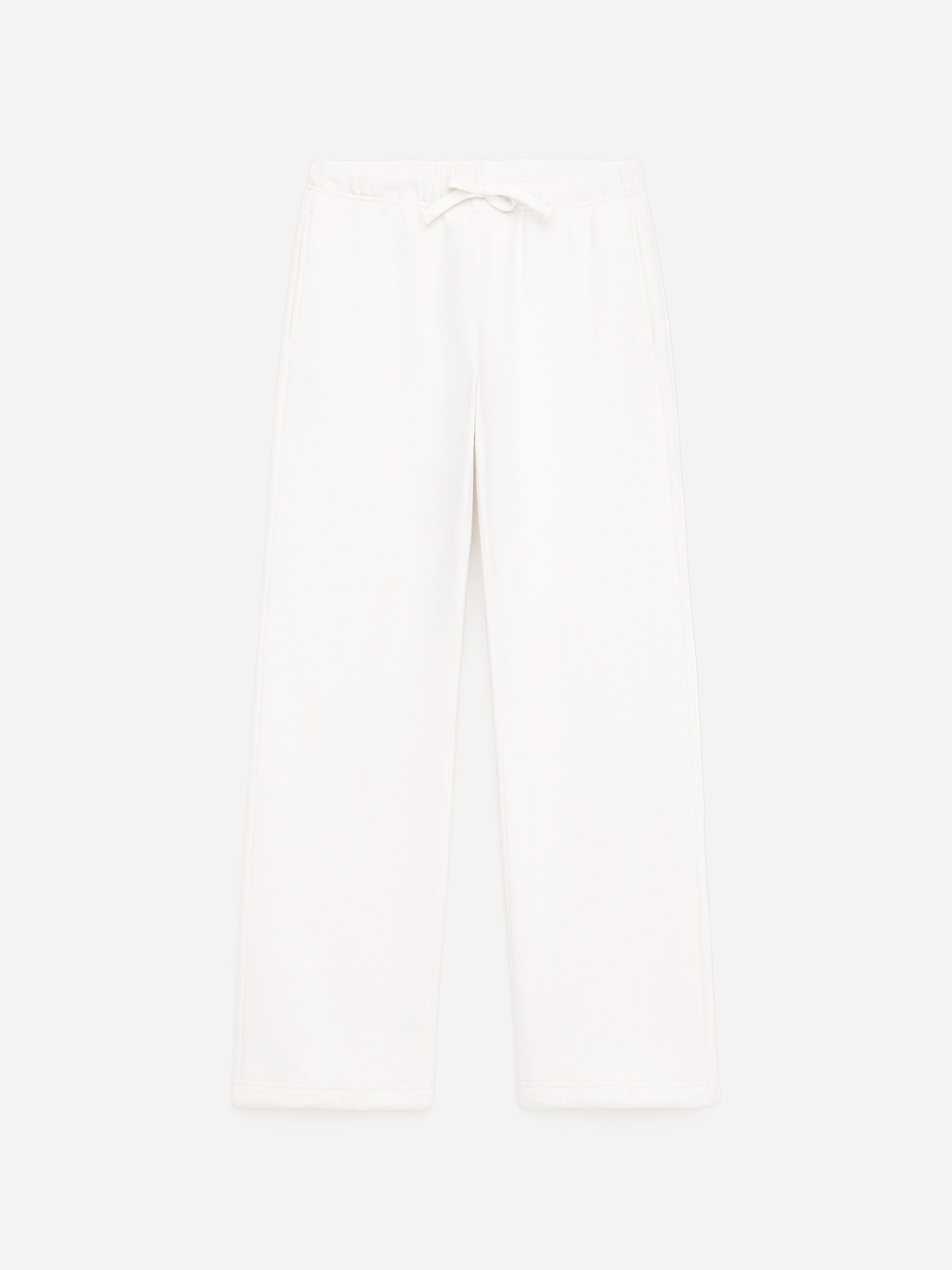 Cotton Sweatpants-#F4F3E9-17312