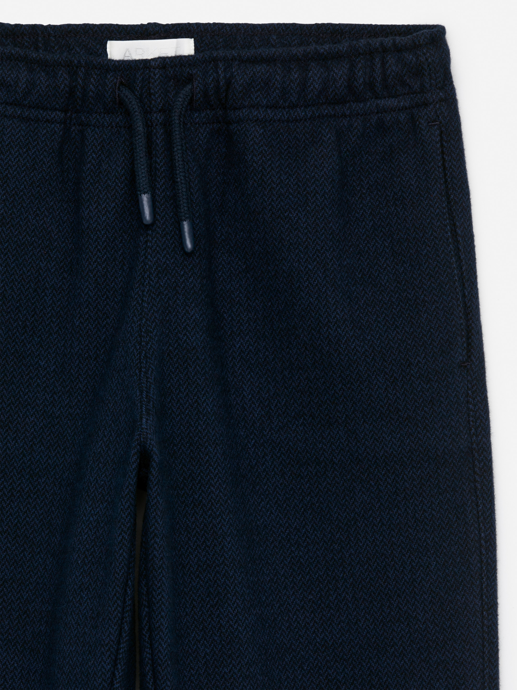 Fiskbensmönstrade sweatpants - Mörkblå - Relaxed fit - Children - StillMedia/DescriptiveDetail - 3