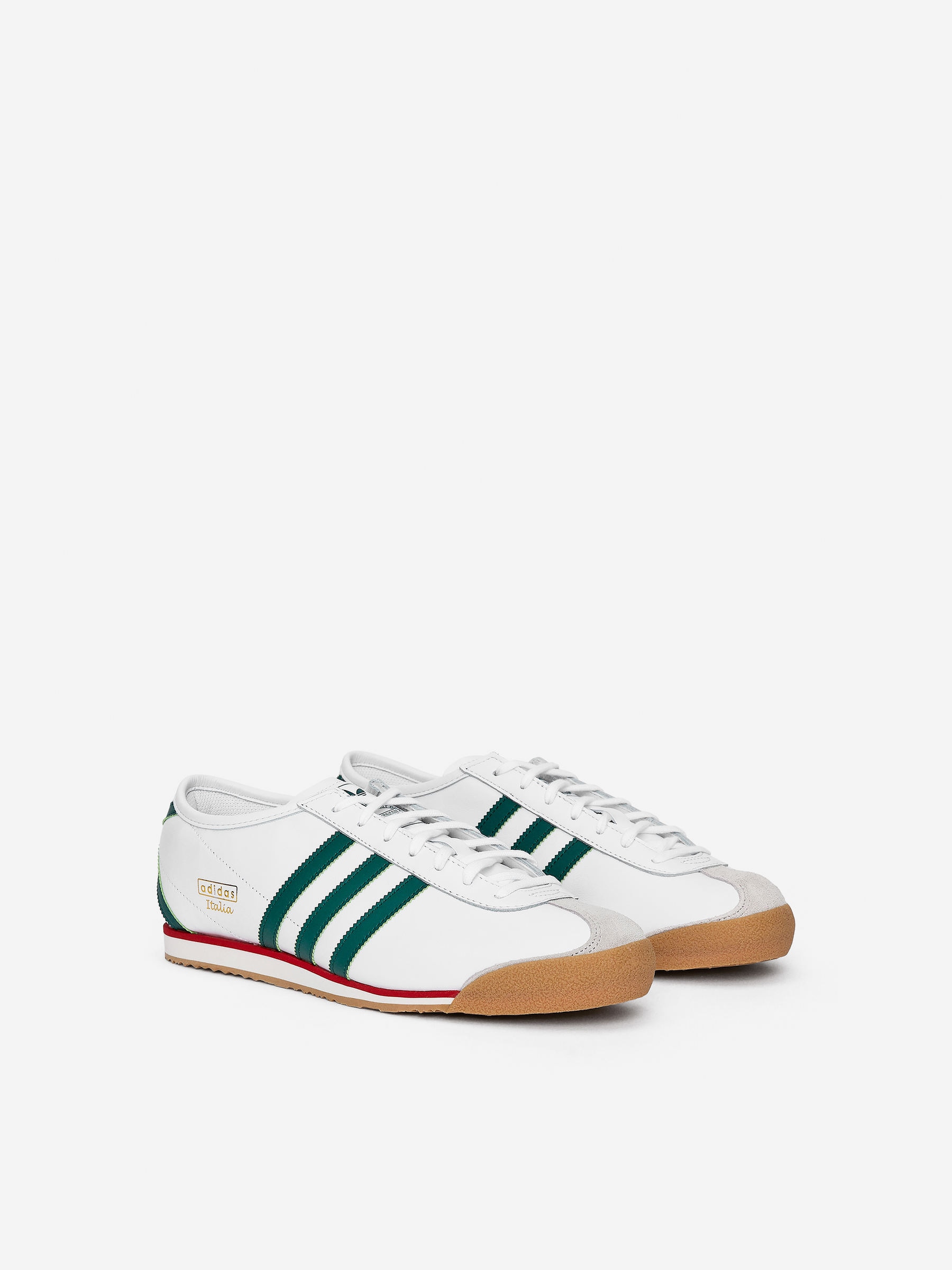 adidas Italia 70s Trainers - White/Green/Red - Men - StillMedia/DescriptiveStillLife - 3