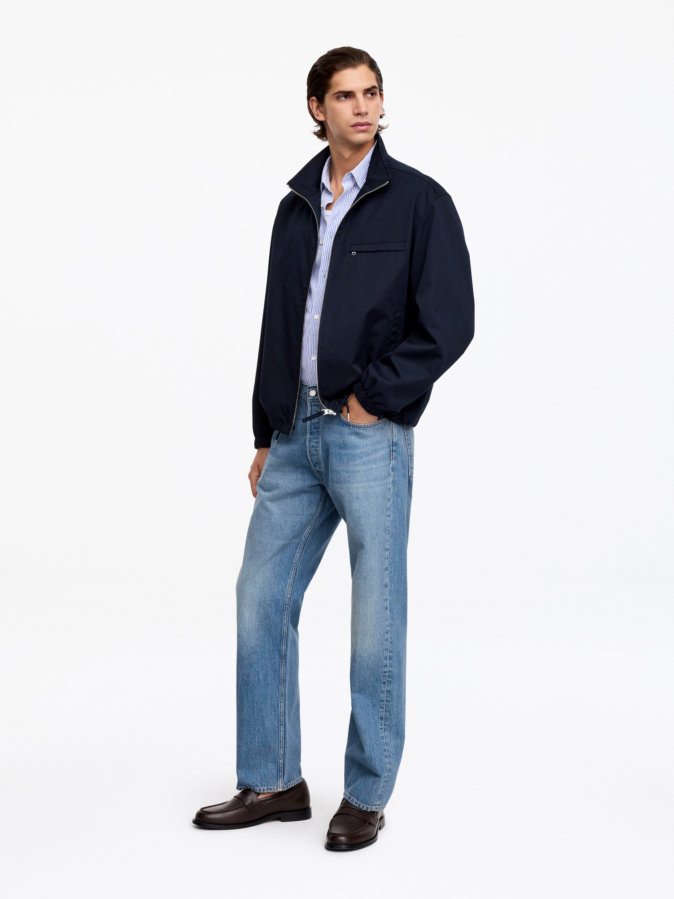 CLIFF Regular Straight Jeans - Mid Blue - Regular fit - Men - StillMedia/Lookbook - 13