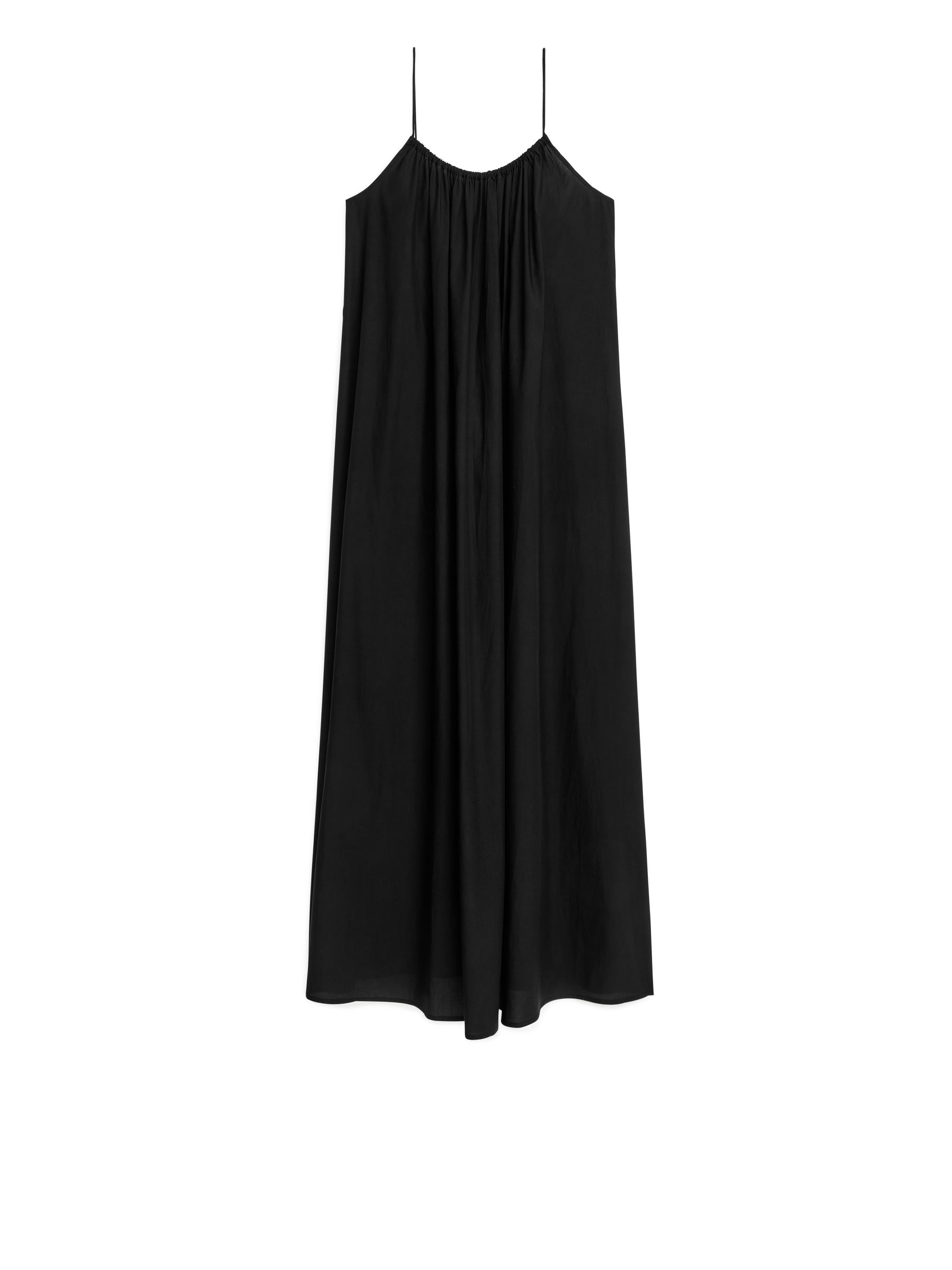 Trägerkleid aus Lyocell - Schwarz - Loose Fit - Damen - StillMedia/DescriptiveStillLife - 1