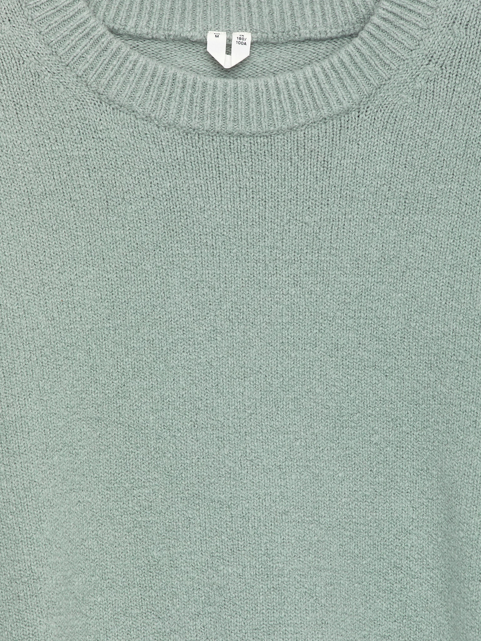 Cotton-Blend Jumper - Støvete mint/Mørkegrå - 6
